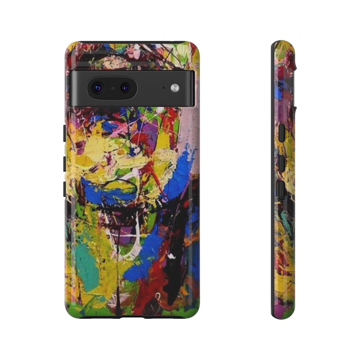 Vibrant Abstract Phone Case - Tough Cases for Bold Individuals