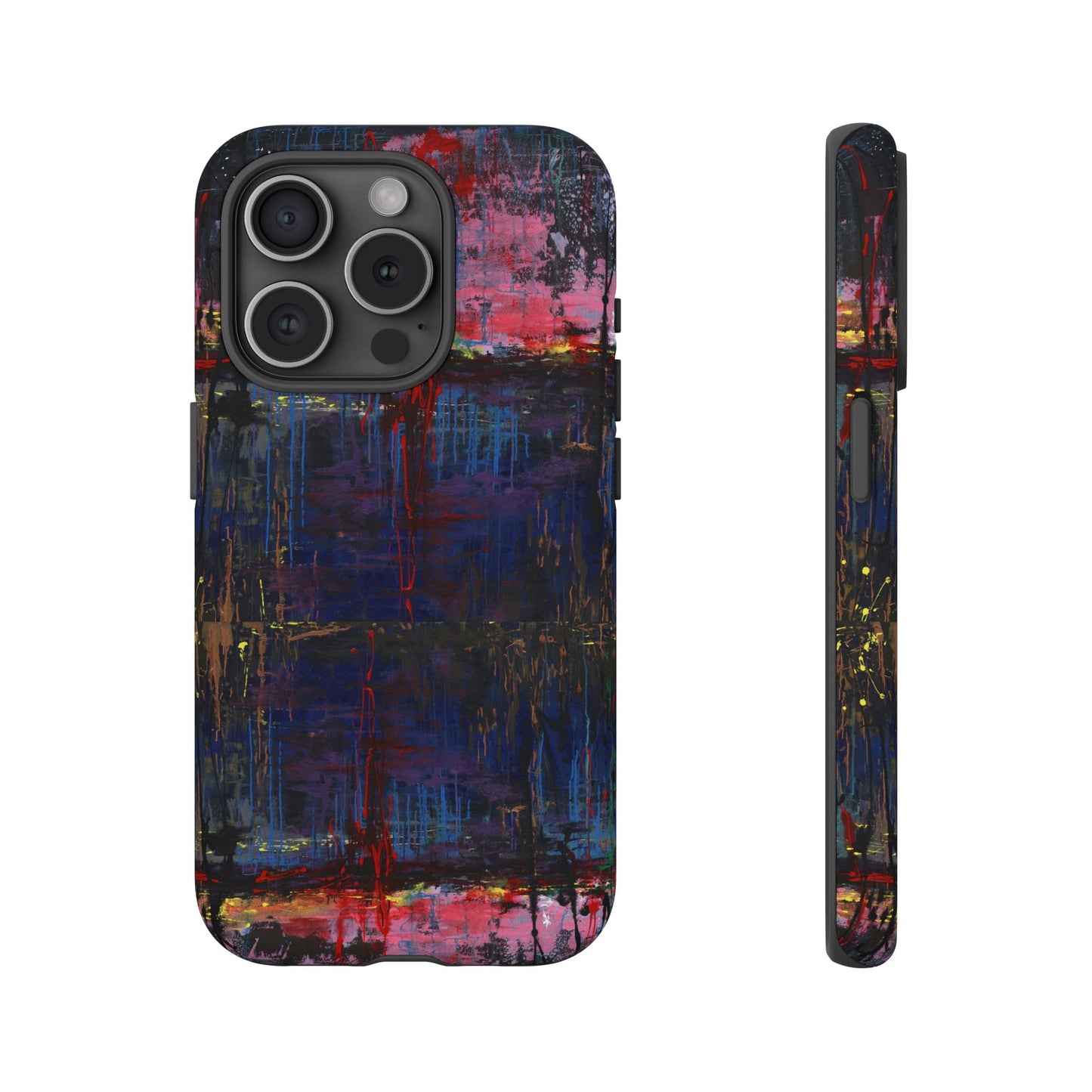 Artistic Tough Cases - Colorful Abstract Phone Case for Creative Souls- Illumination Image