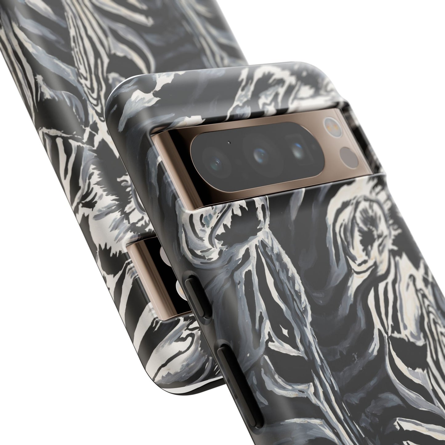 Artistic Zebra Print Phone Case -Tough Cases- Baby Zebras Image