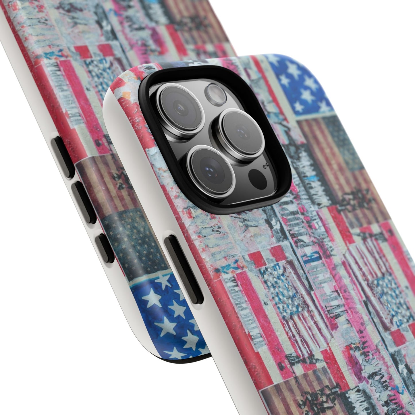 Patriotic Phone Case -We The People Image - Tough Cases with American Flag Design