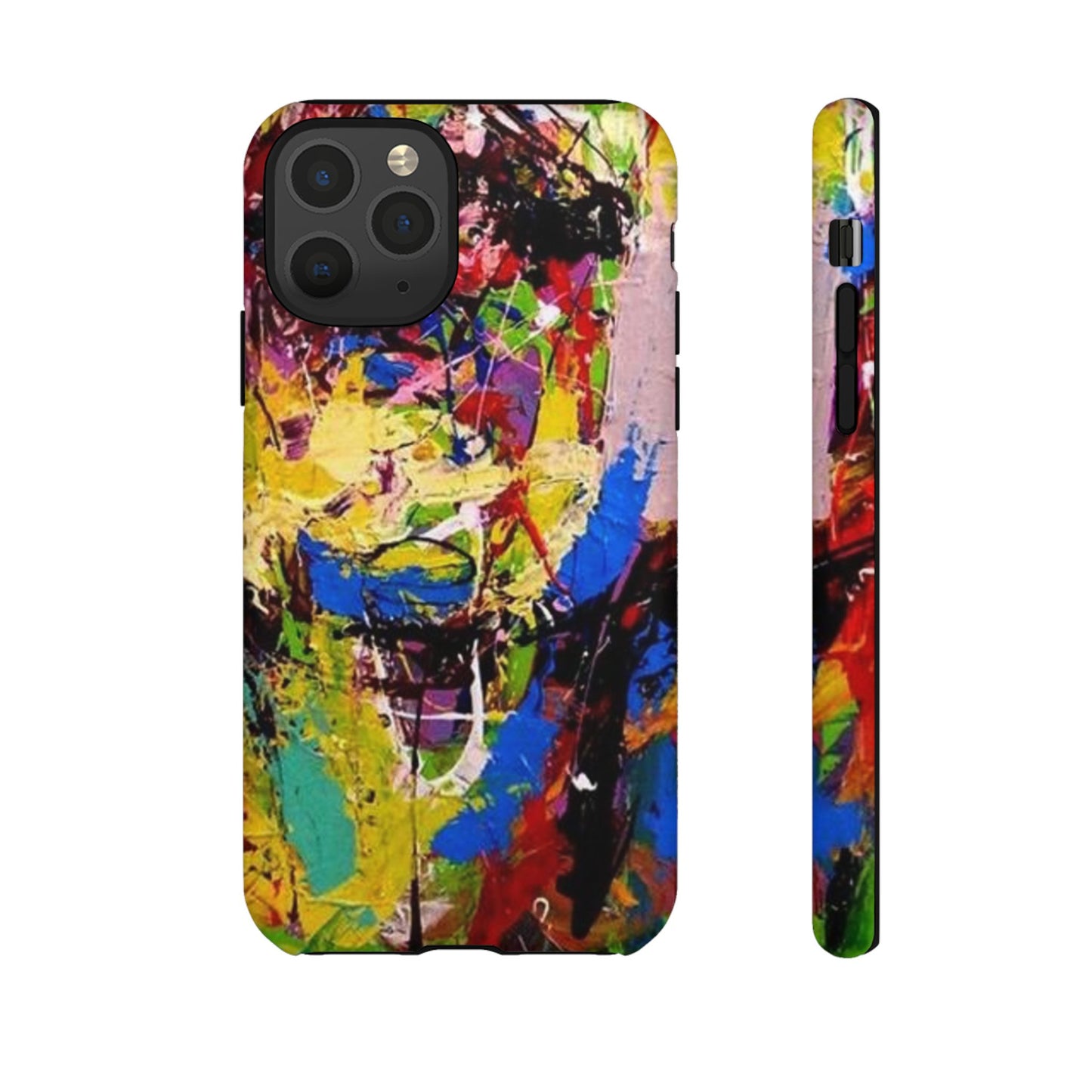 Vibrant Abstract Phone Case - Tough Cases for Bold Individuals