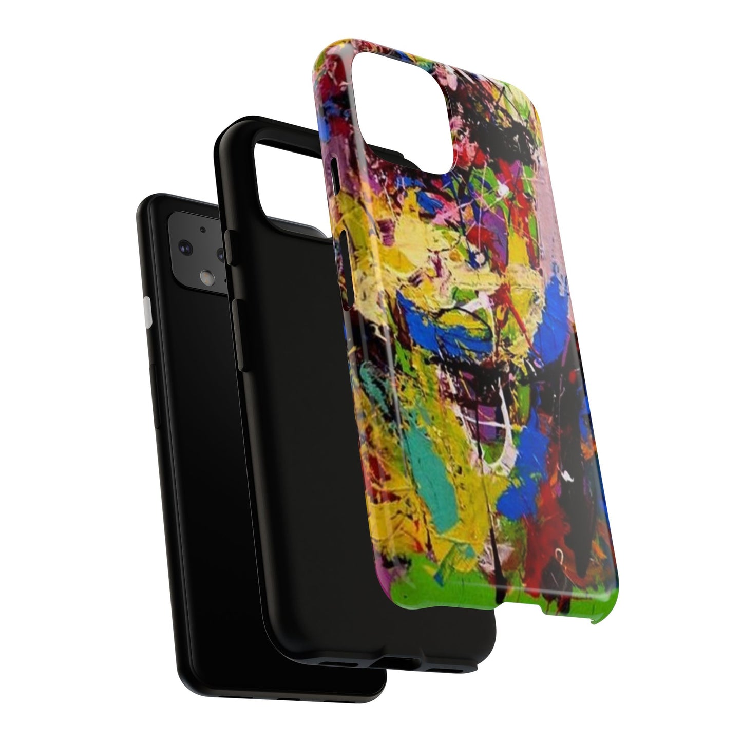 Vibrant Abstract Phone Case - Tough Cases for Bold Individuals