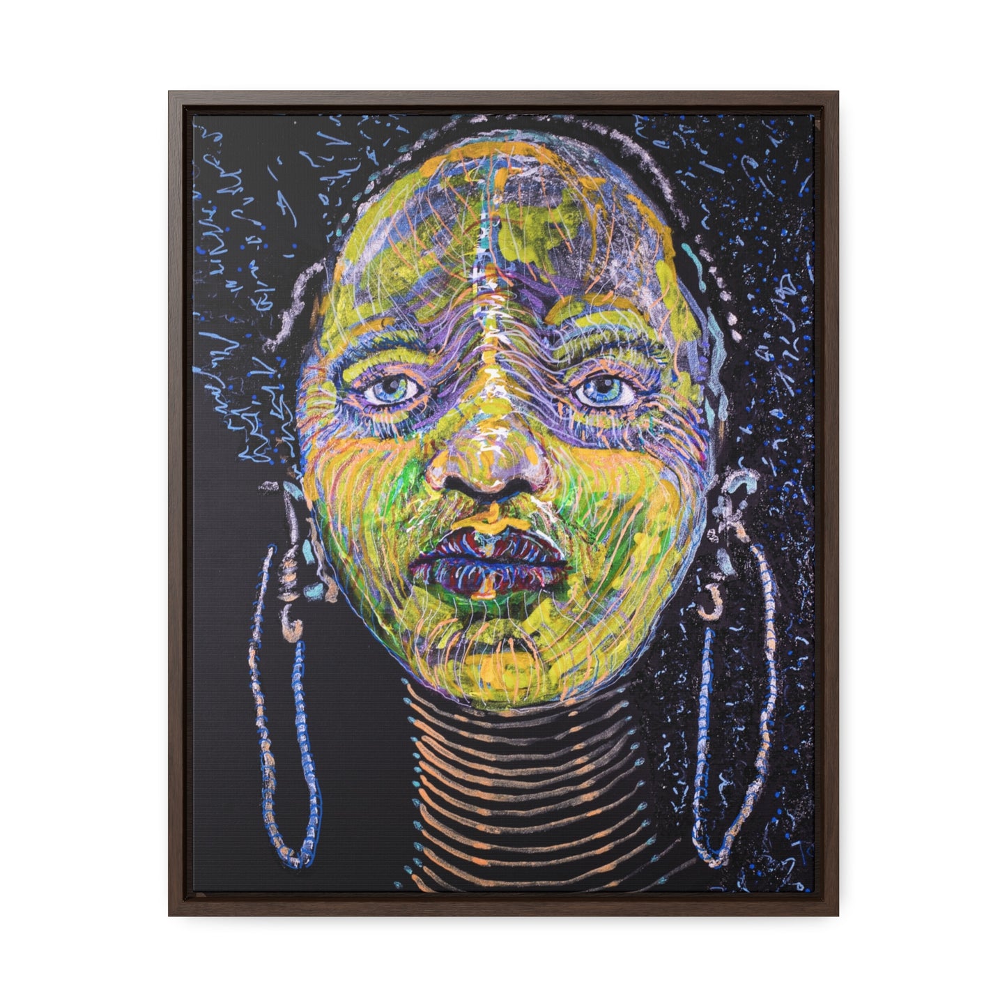 Native Daughter - Framed Canvas Print