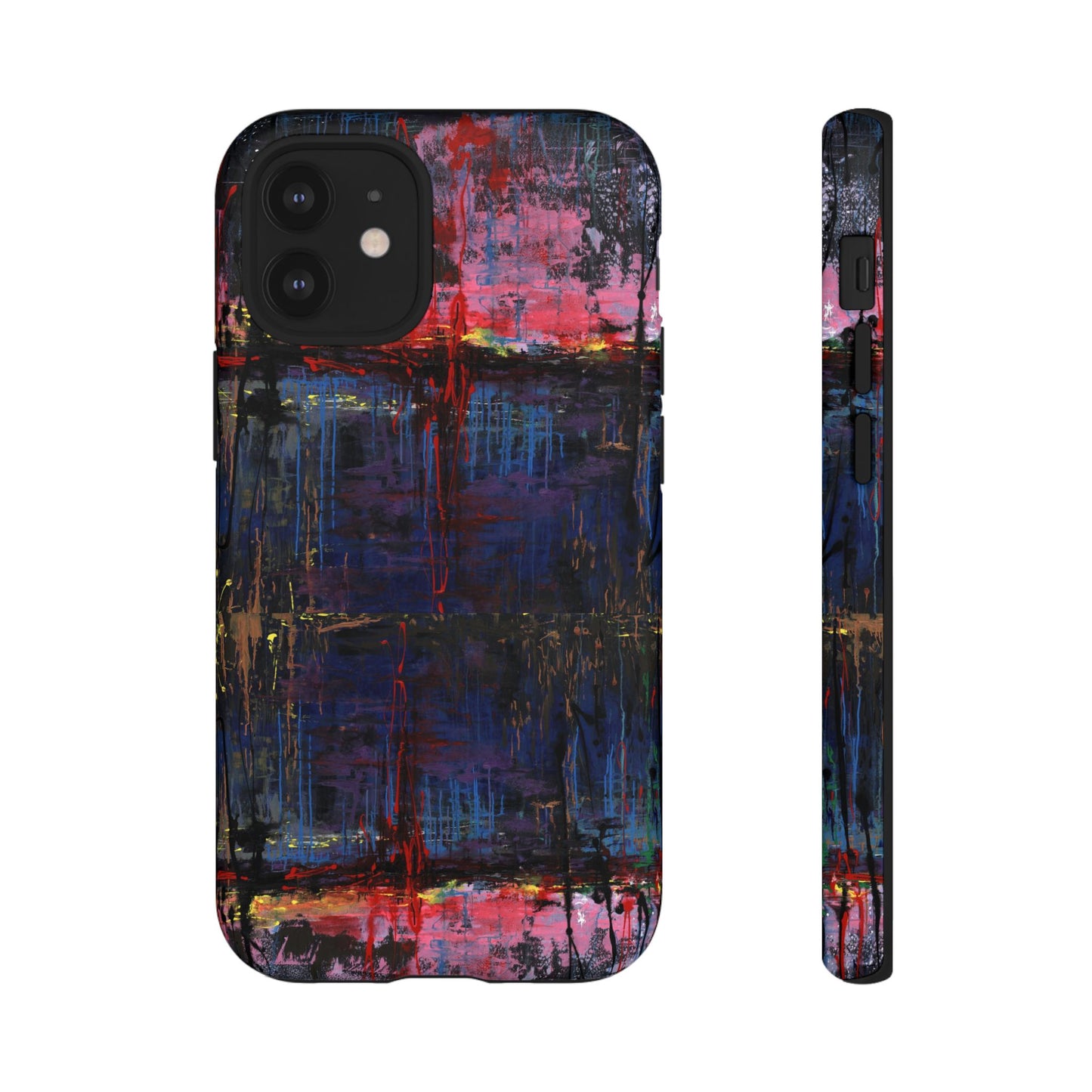 Artistic Tough Cases - Colorful Abstract Phone Case for Creative Souls- Illumination Image