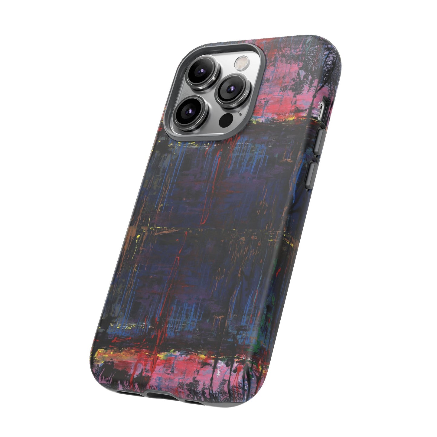 Artistic Tough Cases - Colorful Abstract Phone Case for Creative Souls- Illumination Image