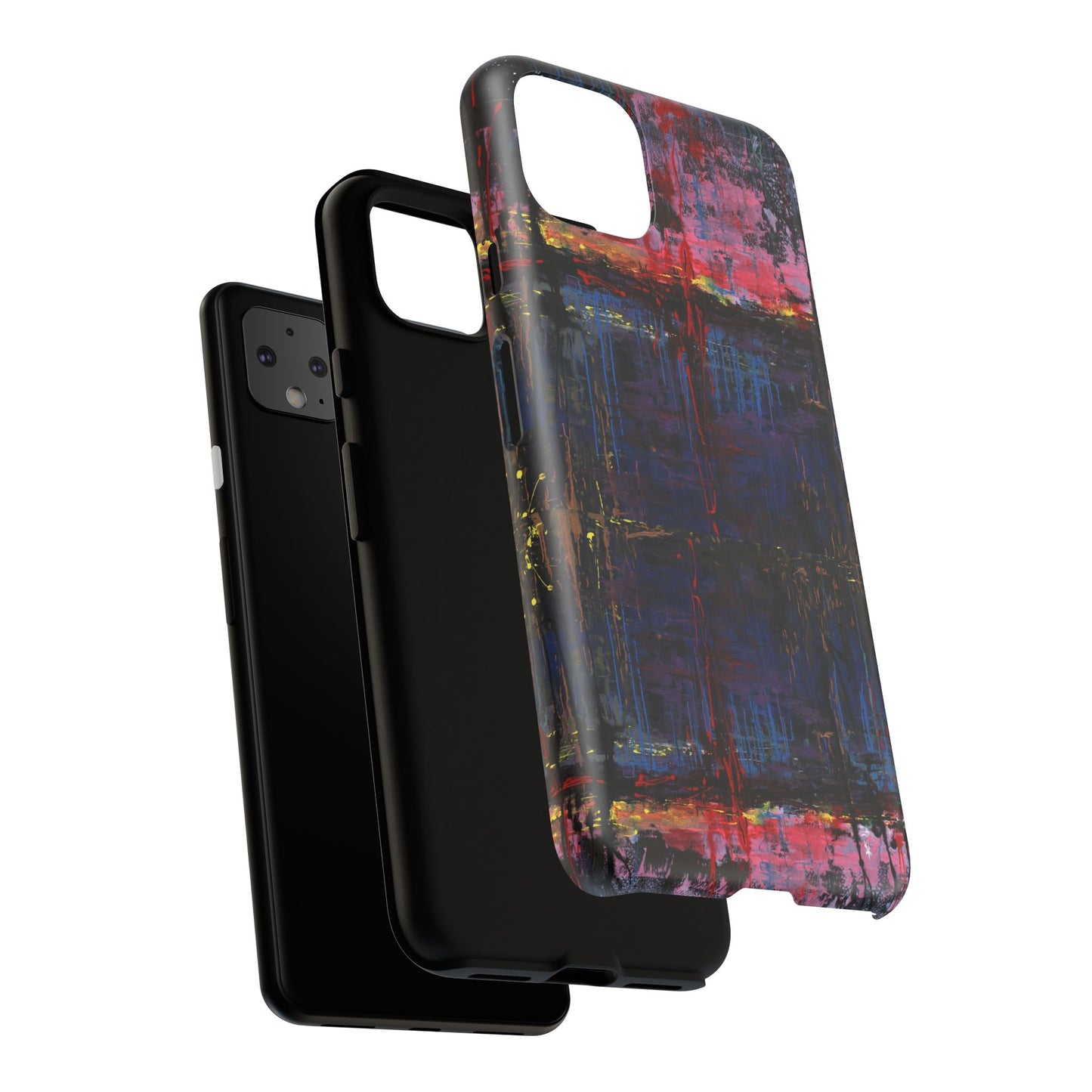 Artistic Tough Cases - Colorful Abstract Phone Case for Creative Souls- Illumination Image