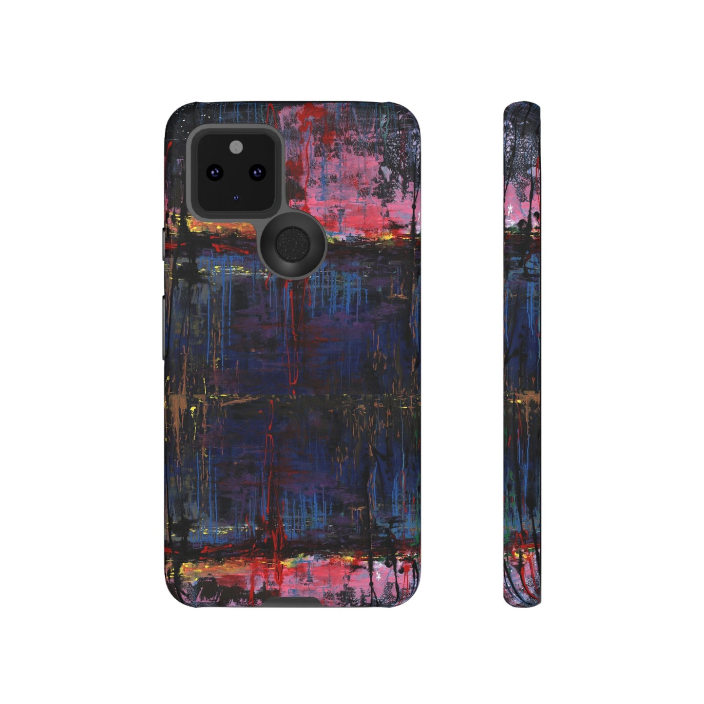 Artistic Tough Cases - Colorful Abstract Phone Case for Creative Souls- Illumination Image