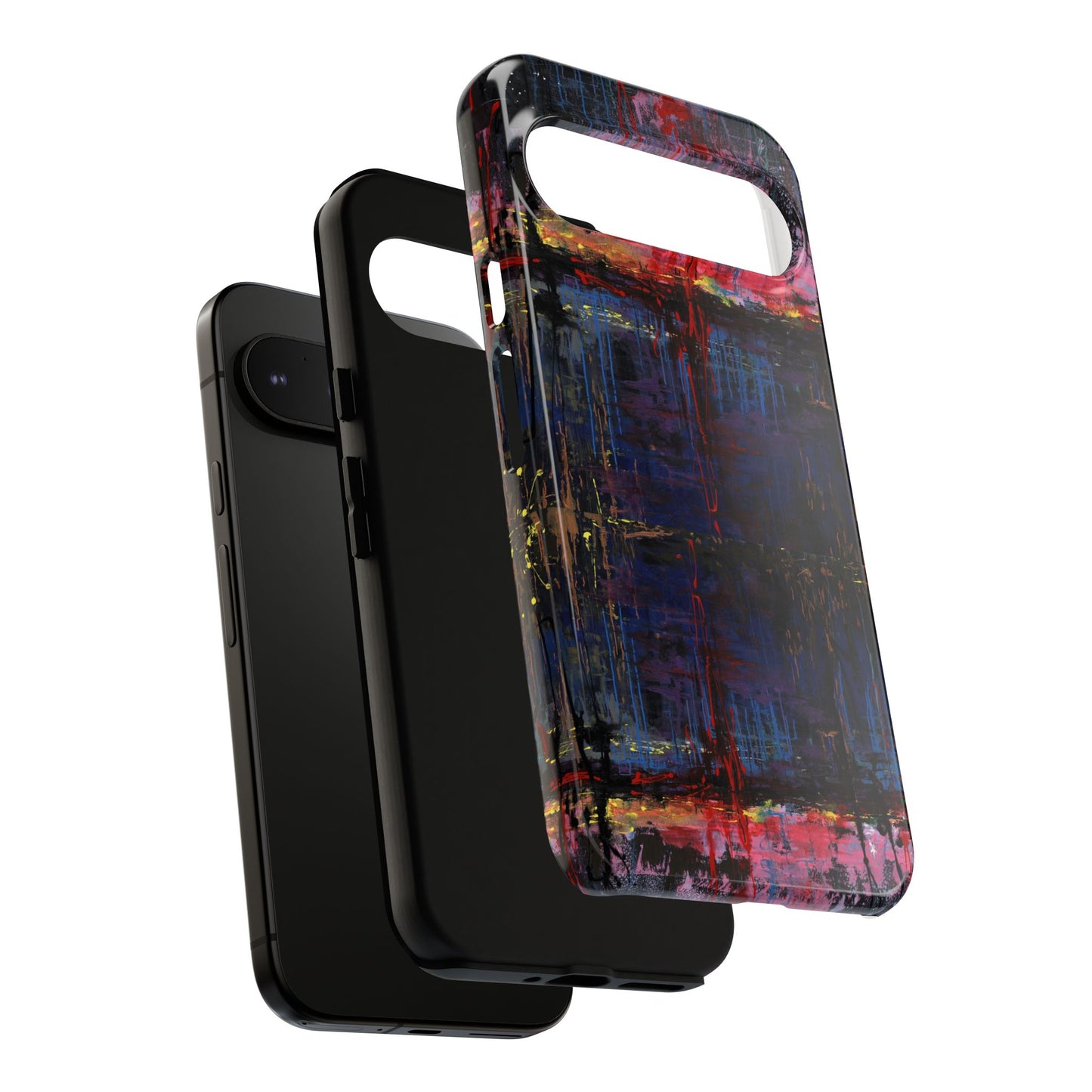 Artistic Tough Cases - Colorful Abstract Phone Case for Creative Souls- Illumination Image