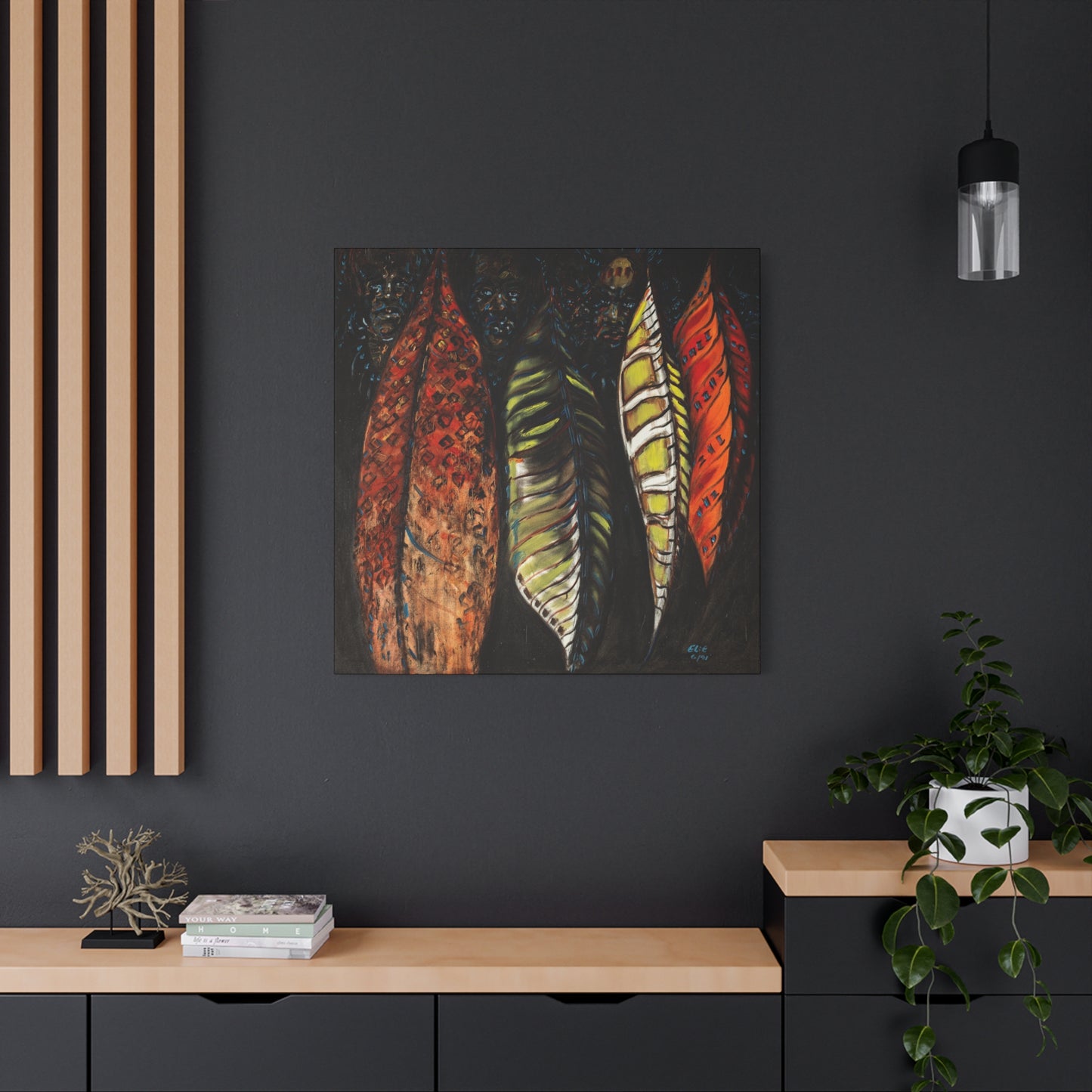 In The Shadows - Matte Canvas Print