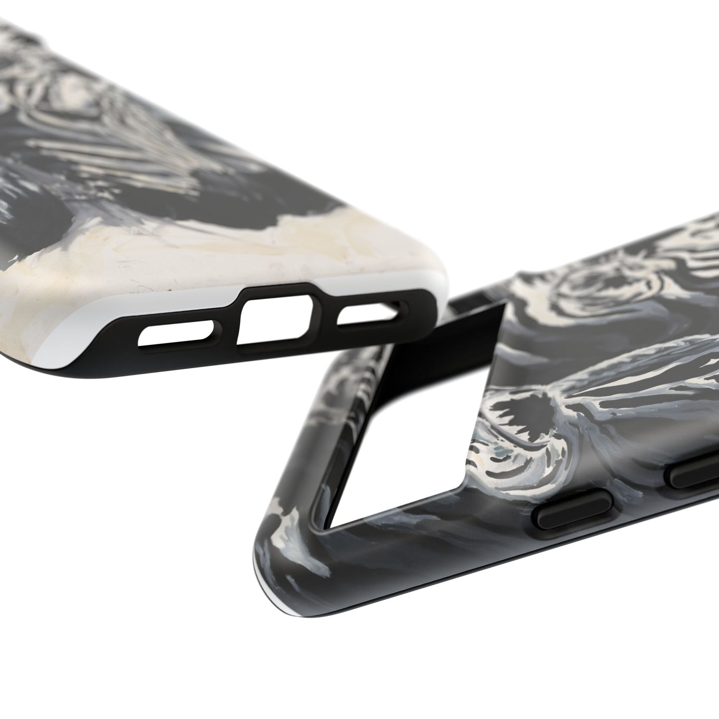 Artistic Zebra Print Phone Case -Tough Cases- Baby Zebras Image