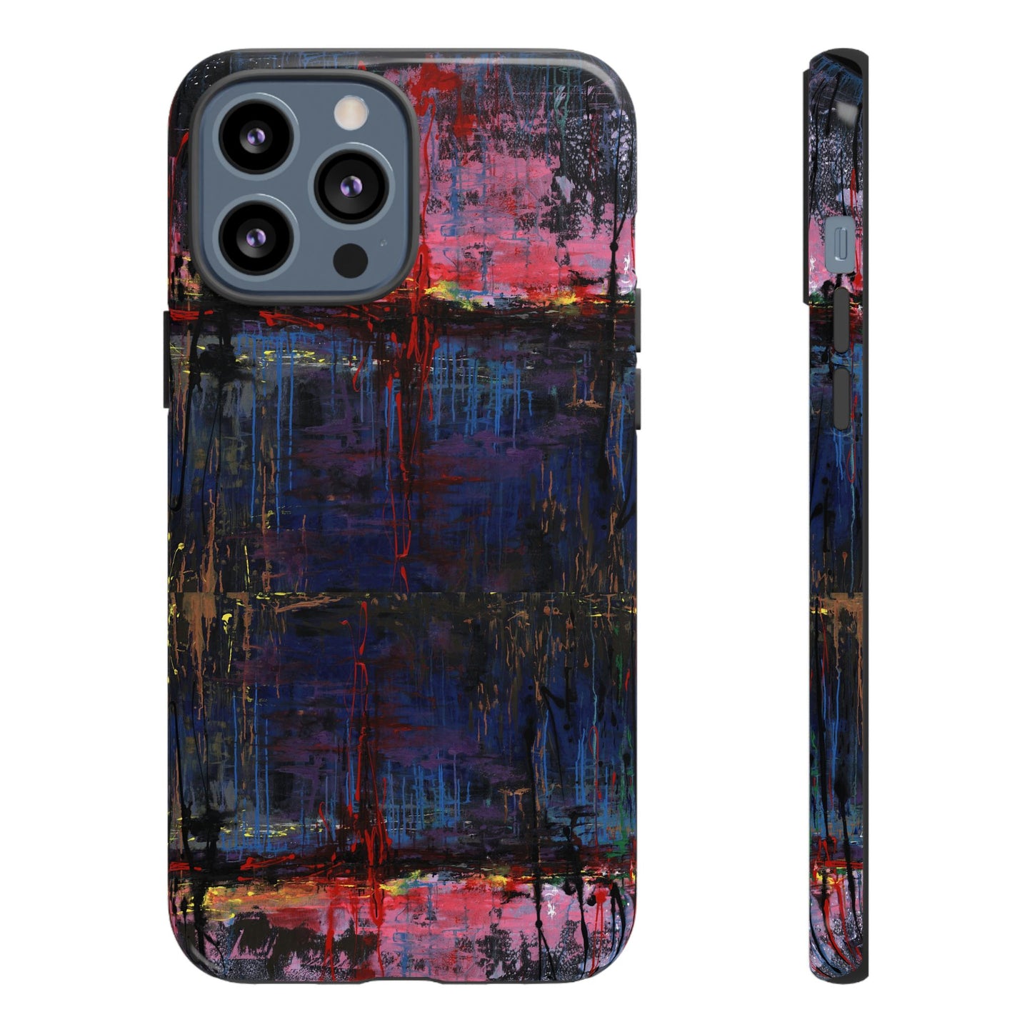 Artistic Tough Cases - Colorful Abstract Phone Case for Creative Souls- Illumination Image