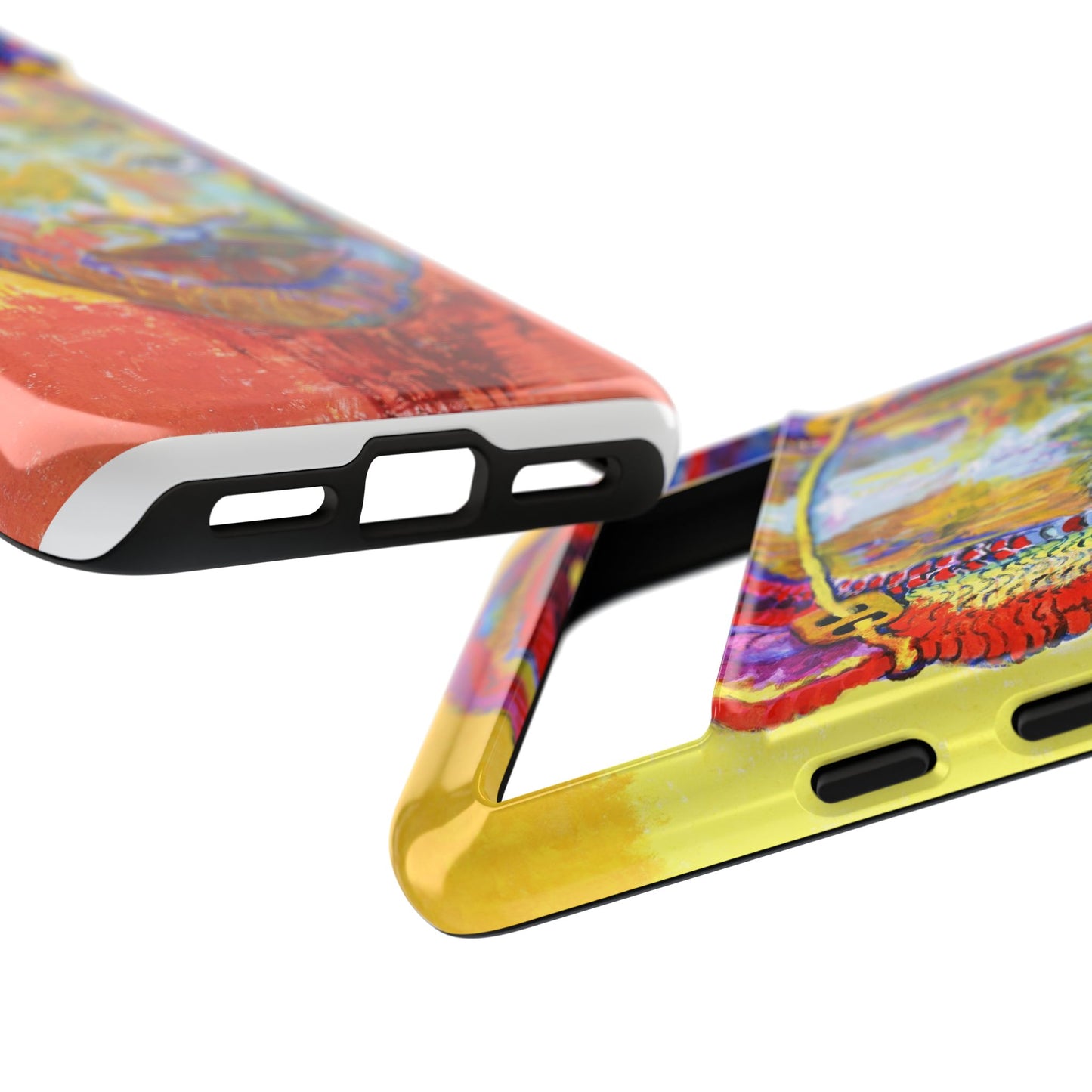 Vibrant Artistic Phone Case - Tough Cases for Creative Souls- African Youth Image