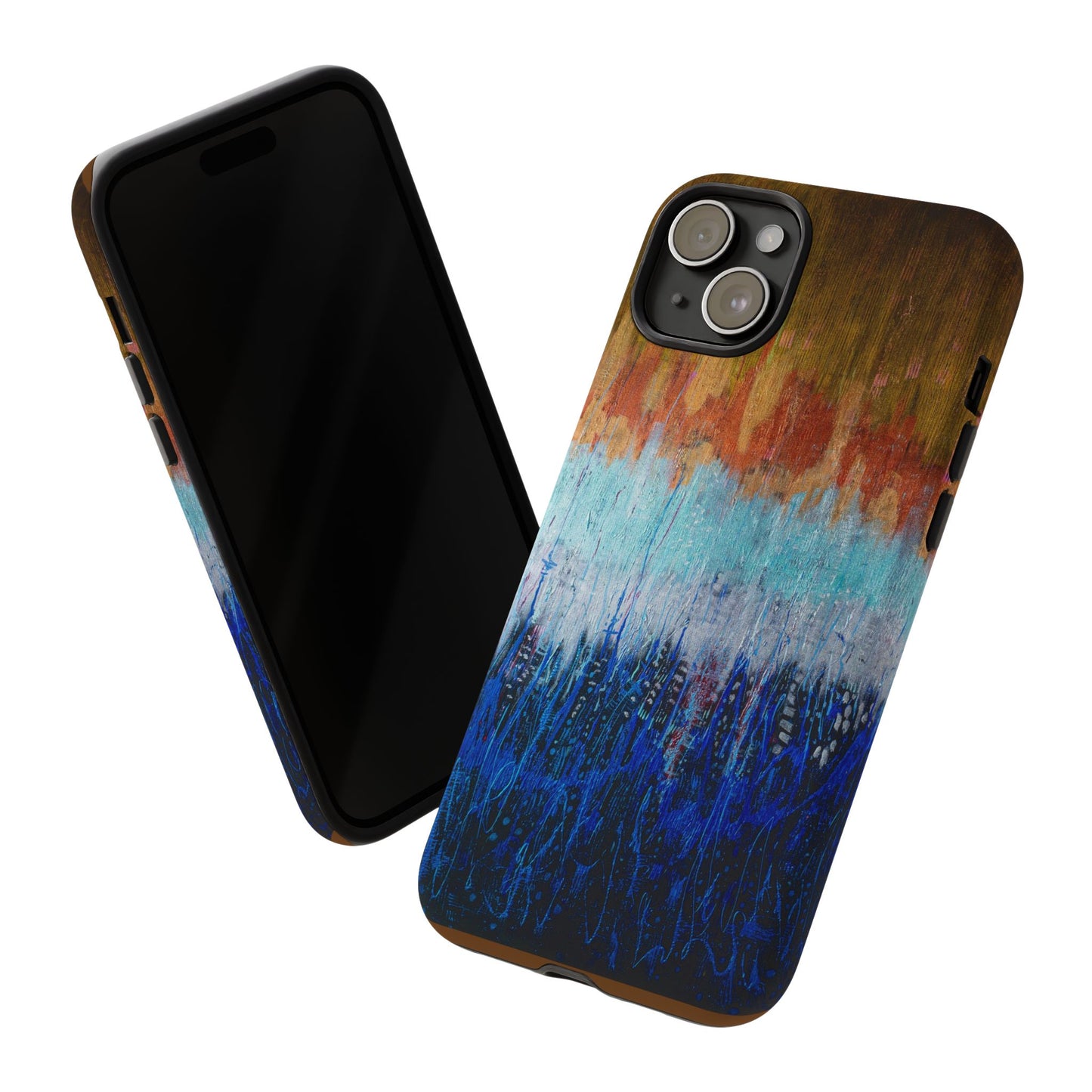 Artistic Tough iPhone Case - Colorful Abstract Design