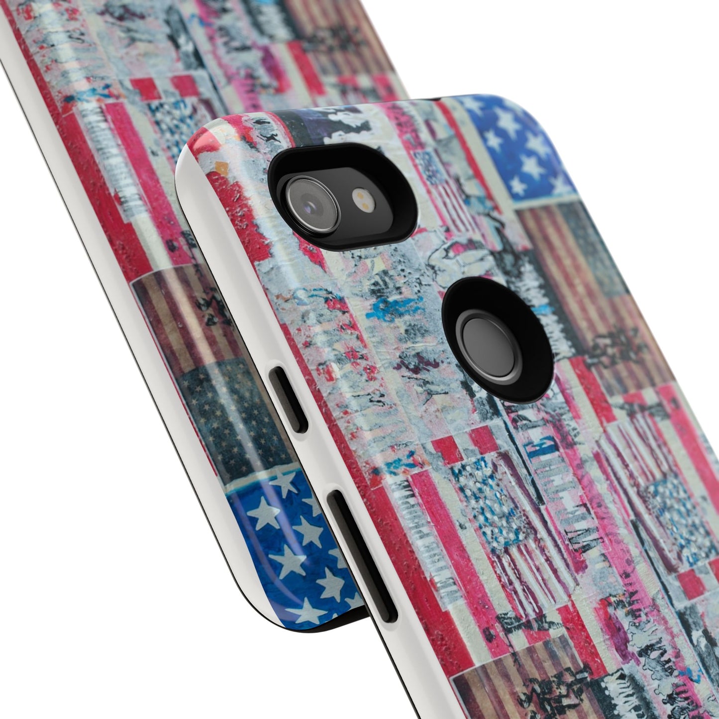 Patriotic Phone Case -We The People Image - Tough Cases with American Flag Design