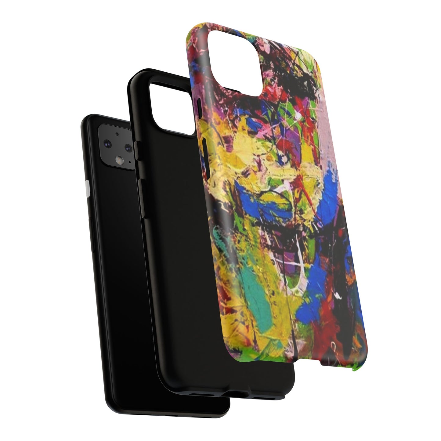 Vibrant Abstract Phone Case - Tough Cases for Bold Individuals