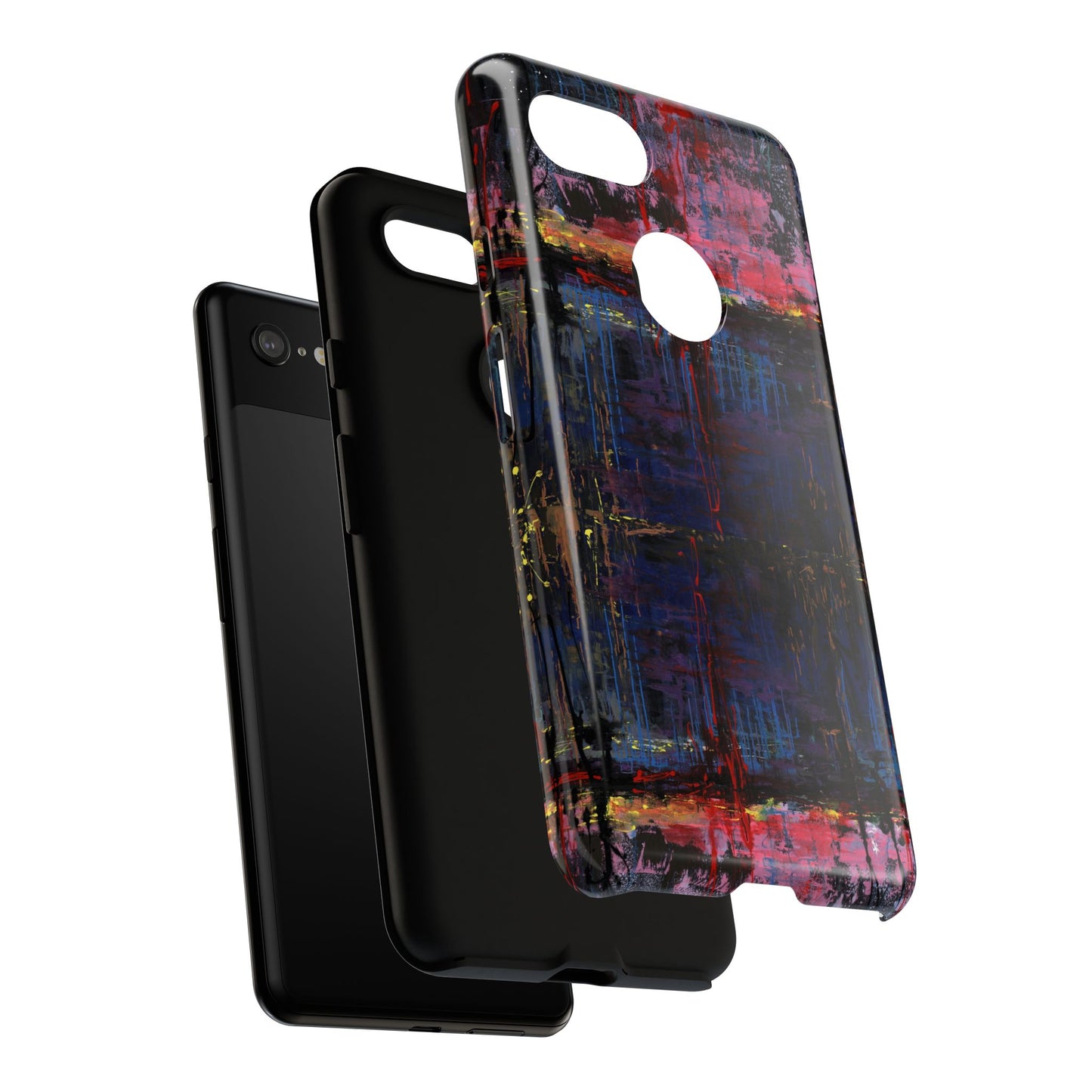Artistic Tough Cases - Colorful Abstract Phone Case for Creative Souls- Illumination Image