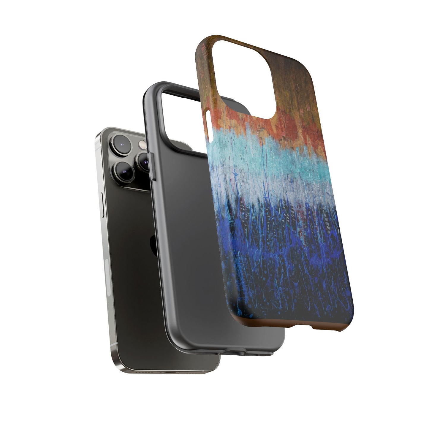 Artistic Tough iPhone Case - Colorful Abstract Design