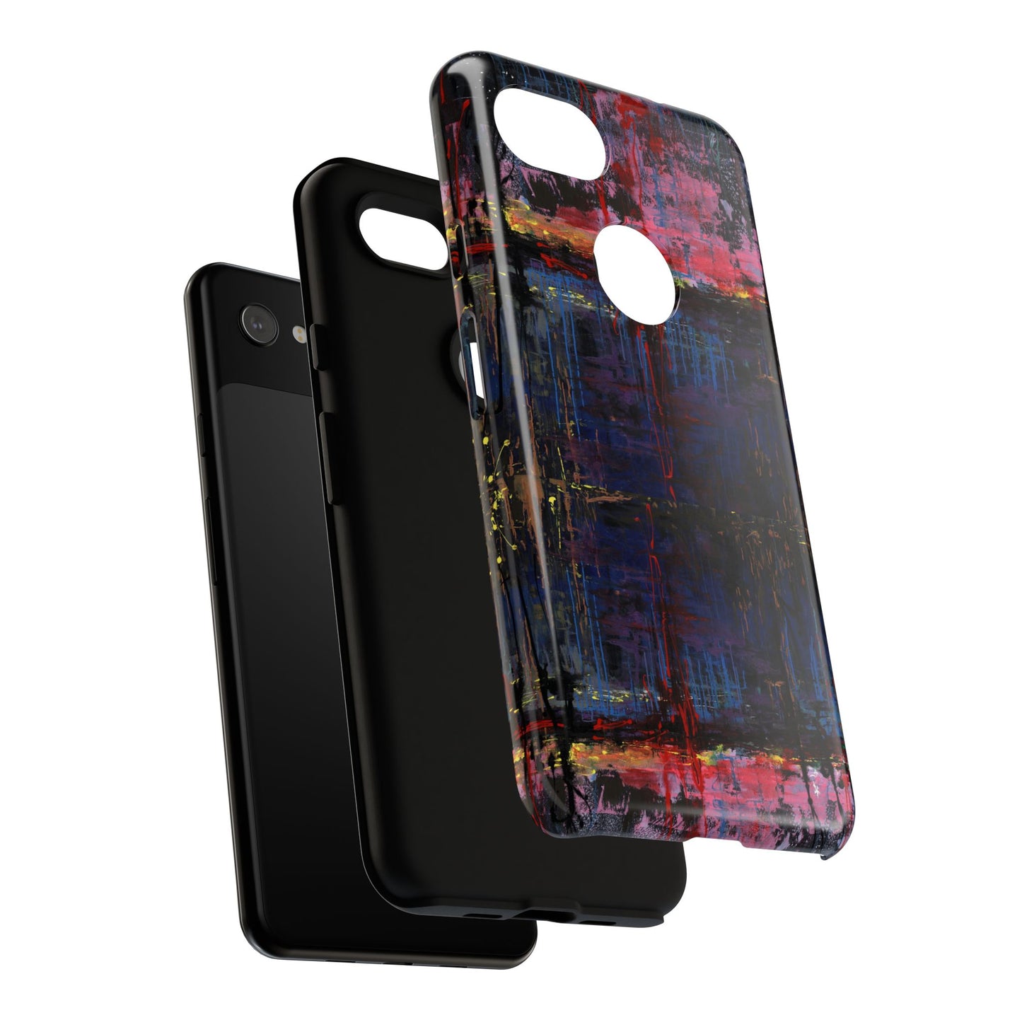 Artistic Tough Cases - Colorful Abstract Phone Case for Creative Souls- Illumination Image