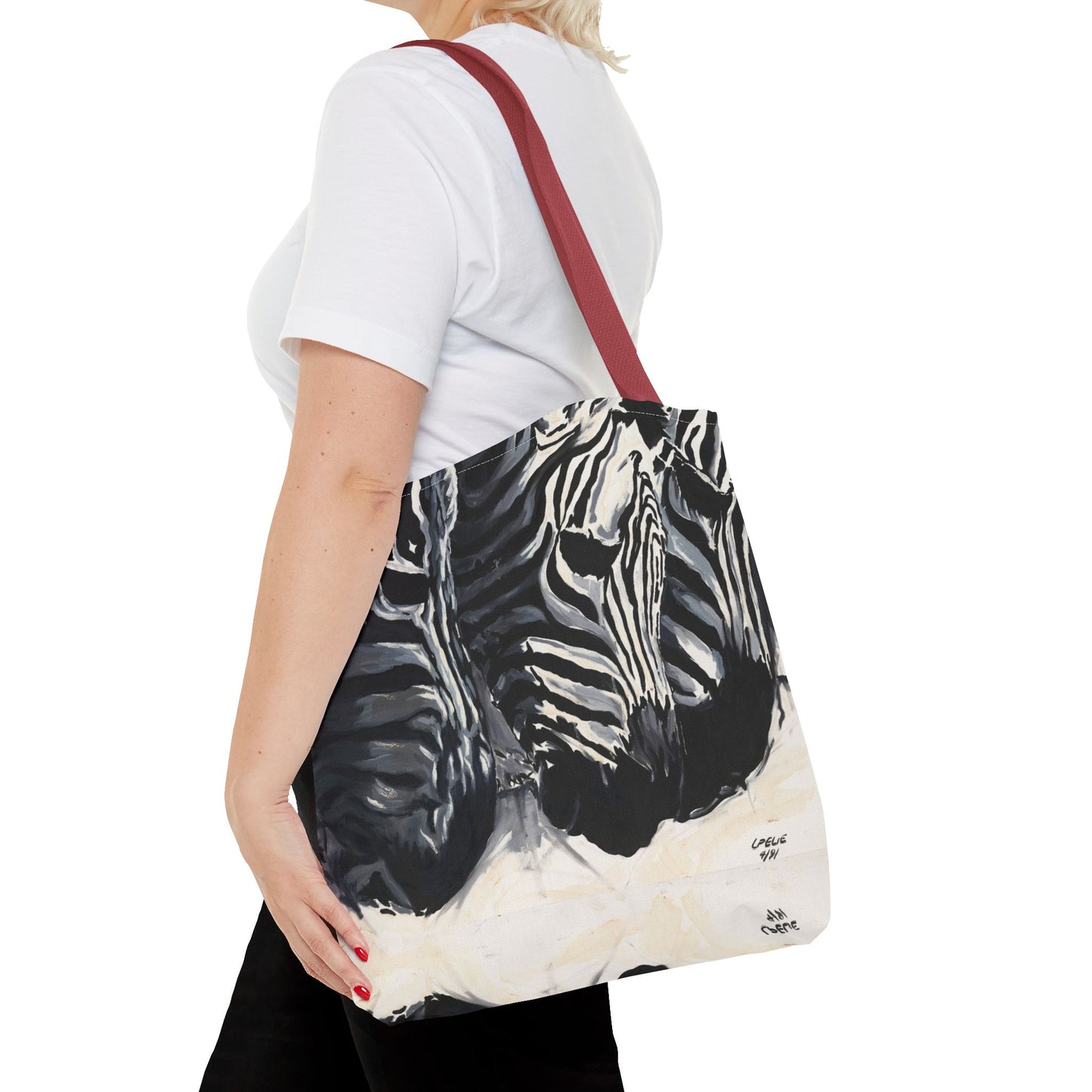 The Baby Zebras Image- Tote Bag