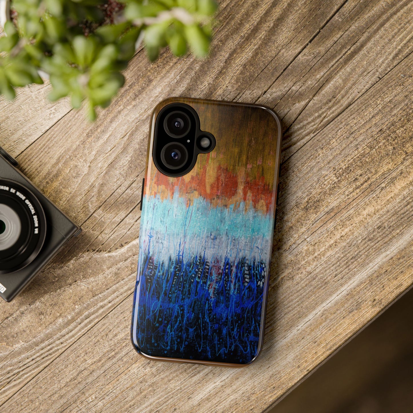 Artistic Tough iPhone Case - Colorful Abstract Design