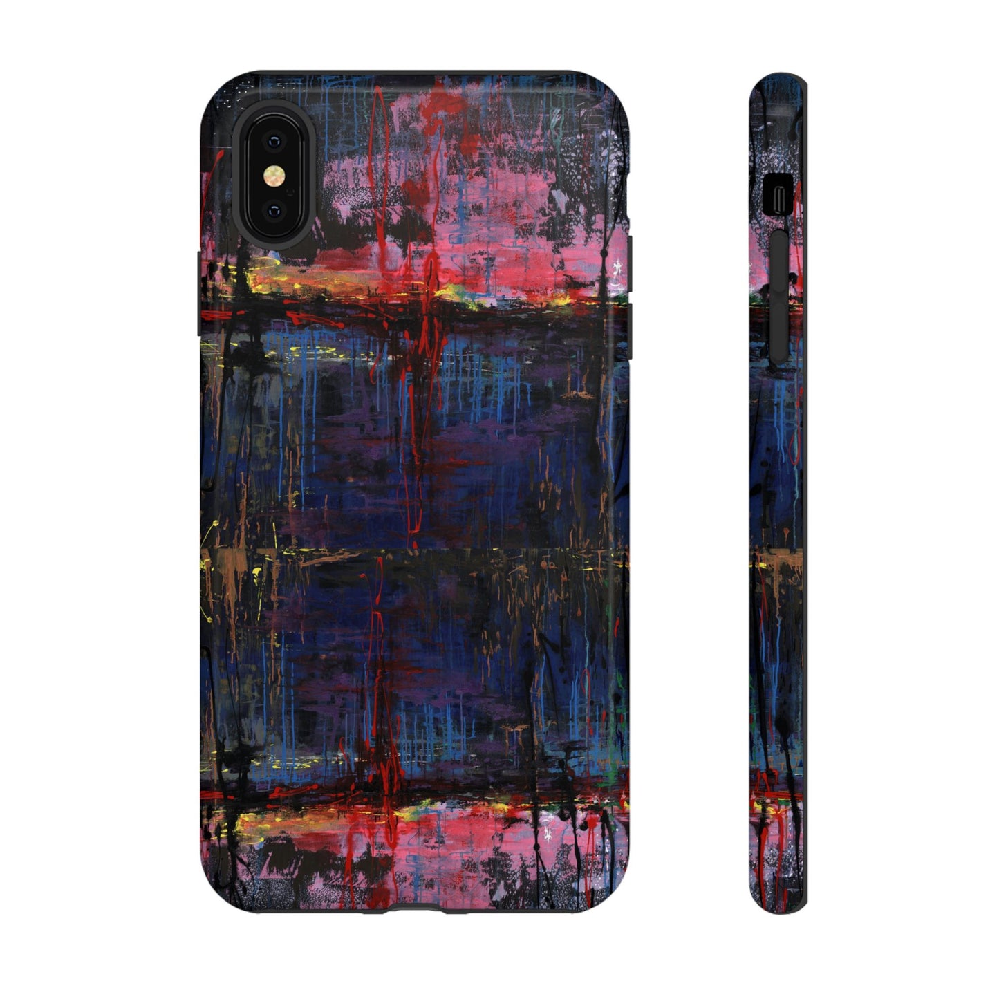 Artistic Tough Cases - Colorful Abstract Phone Case for Creative Souls- Illumination Image