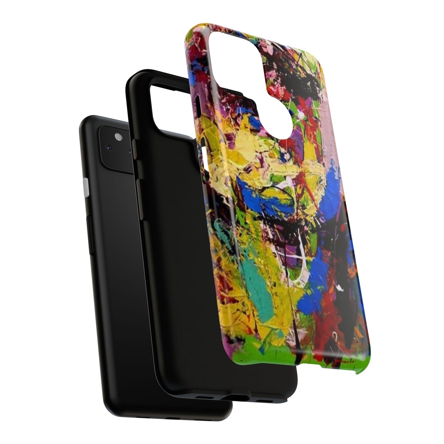 Vibrant Abstract Phone Case - Tough Cases for Bold Individuals