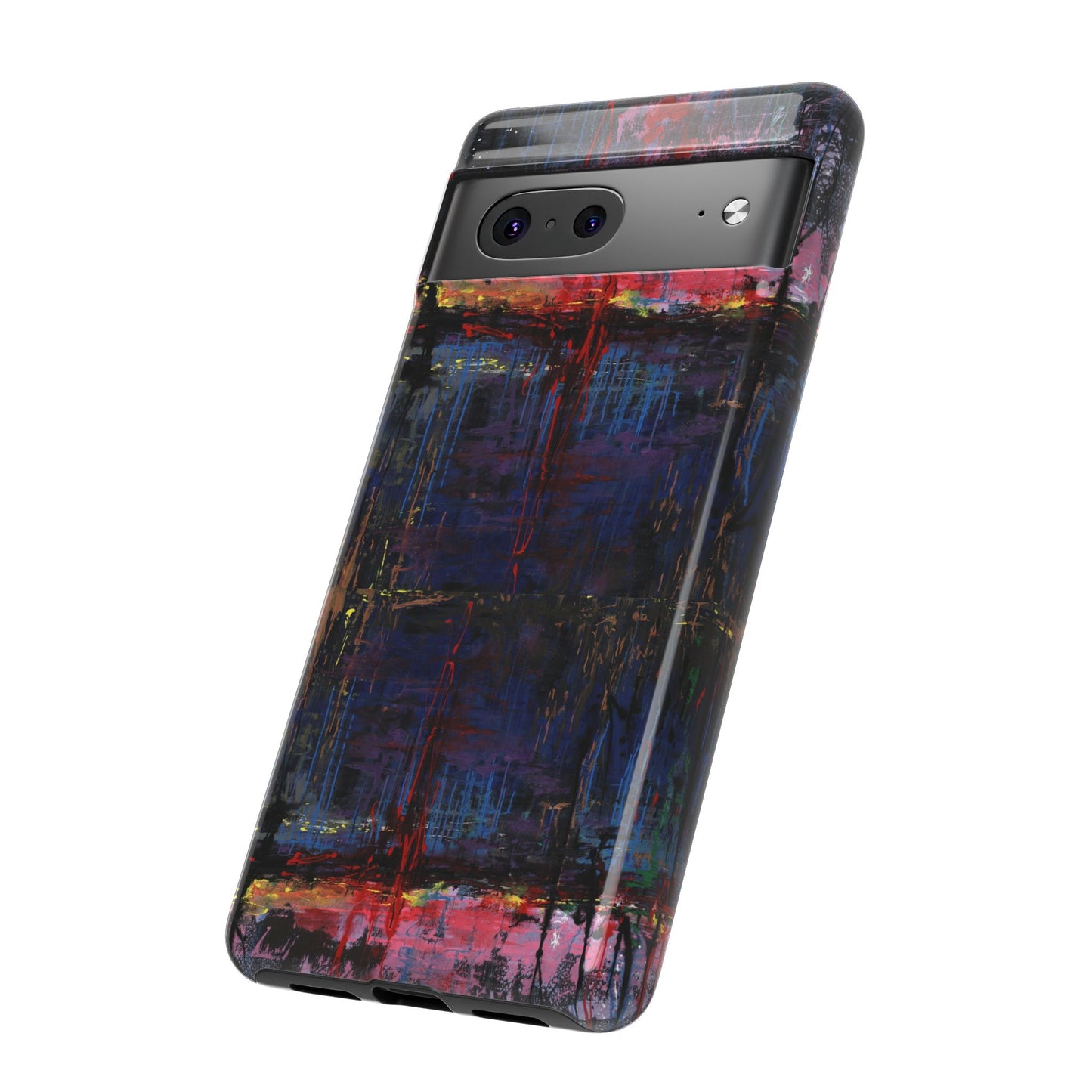 Artistic Tough Cases - Colorful Abstract Phone Case for Creative Souls- Illumination Image