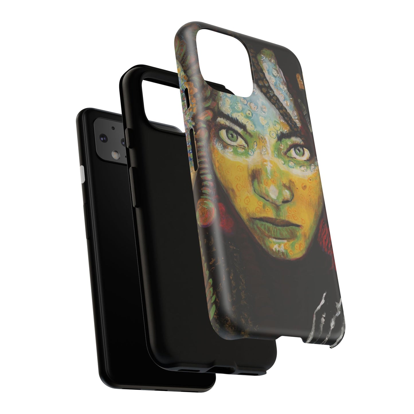 Artistic Tough Case - Unique Design for Bold Personalities- From Africa to America the Sisters Image