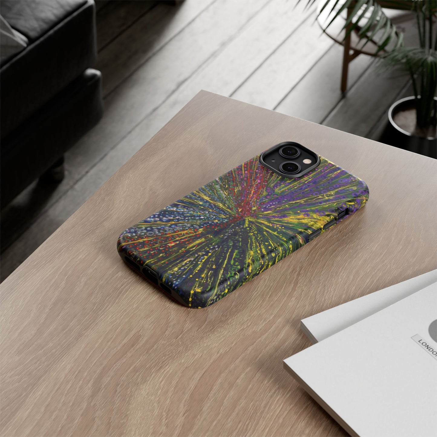 Stylish Abstract Phone Case for Trendsetters - The Last Dance Image