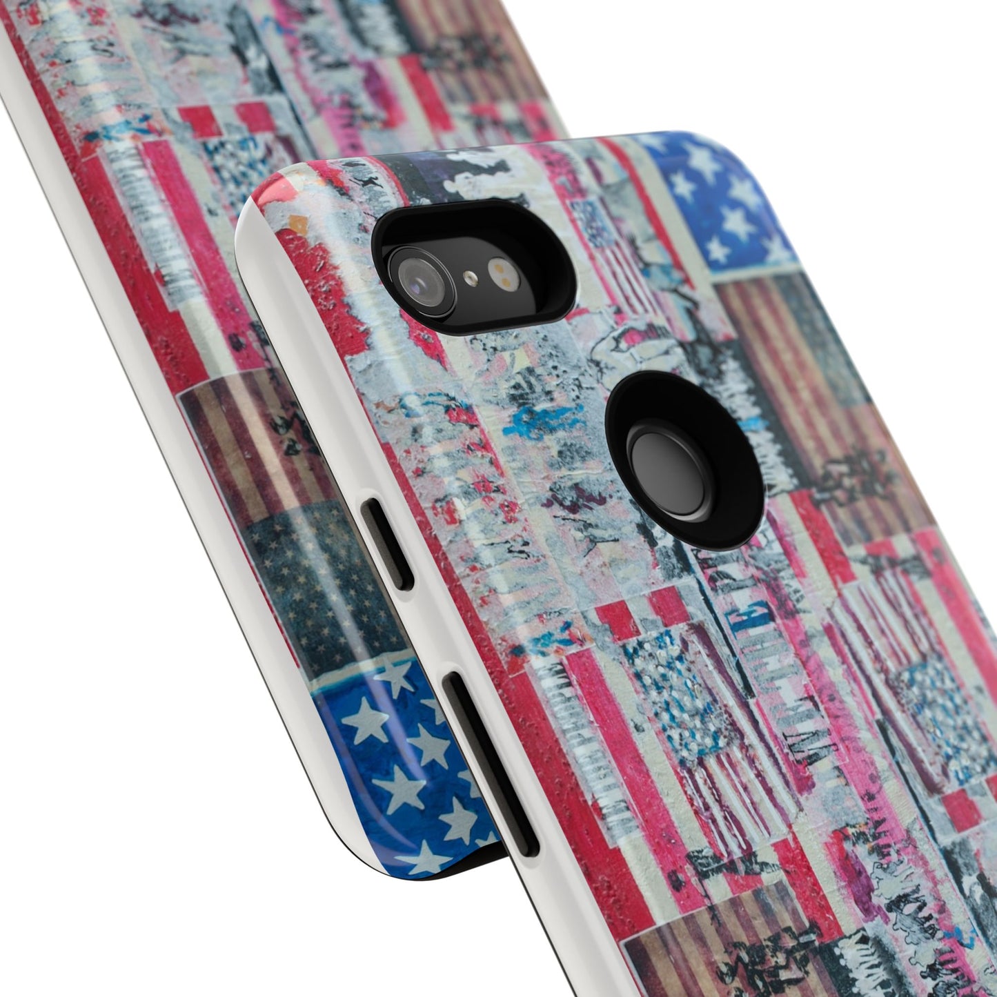 Patriotic Phone Case -We The People Image - Tough Cases with American Flag Design