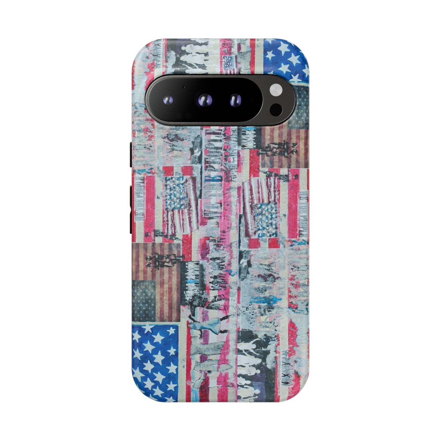 Patriotic Phone Case -We The People Image - Tough Cases with American Flag Design