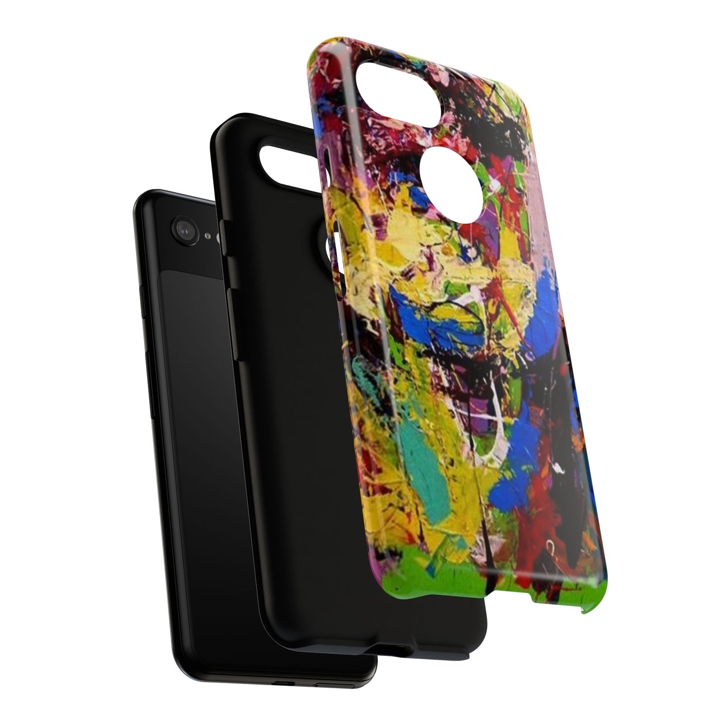 Vibrant Abstract Phone Case - Tough Cases for Bold Individuals