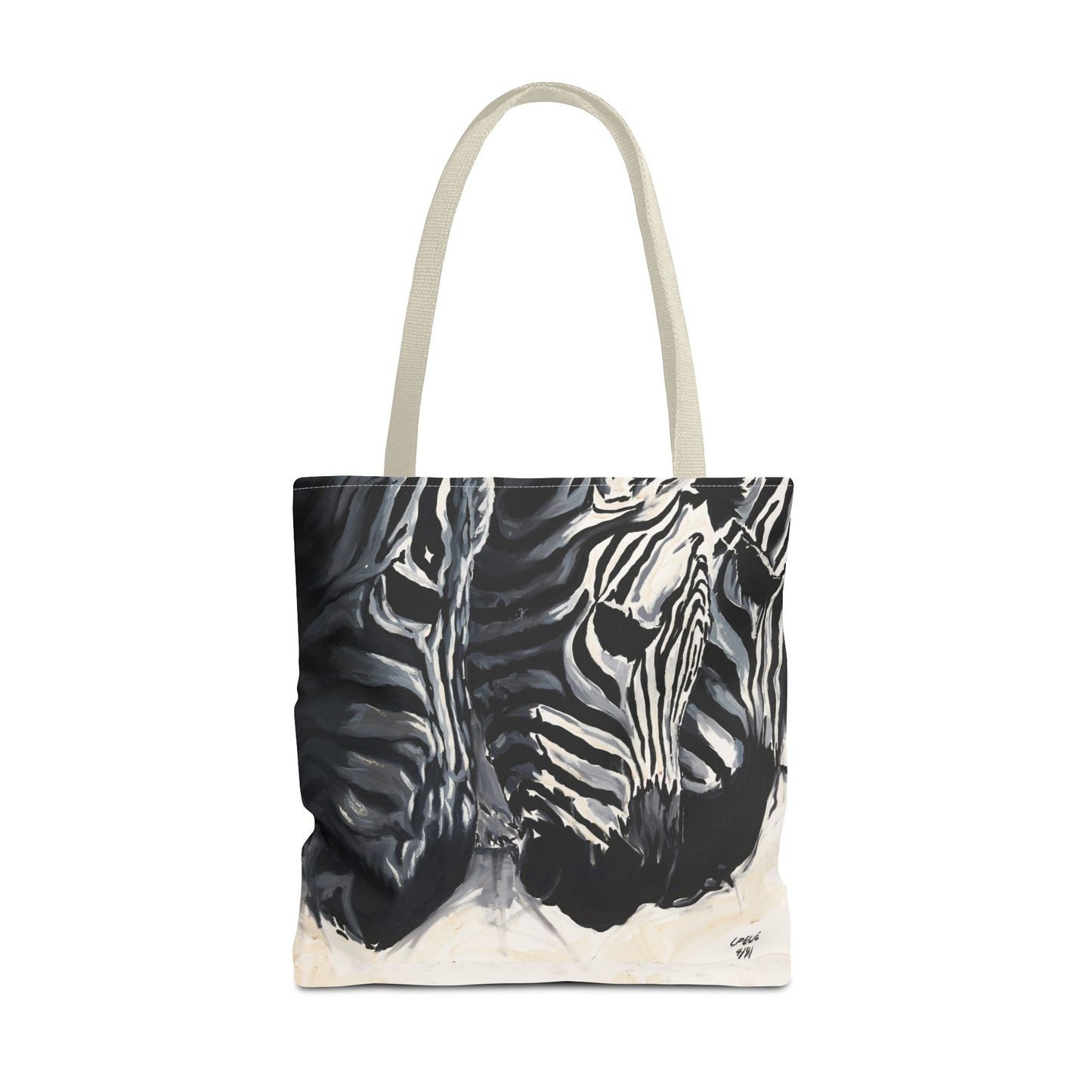The Baby Zebras Image- Tote Bag