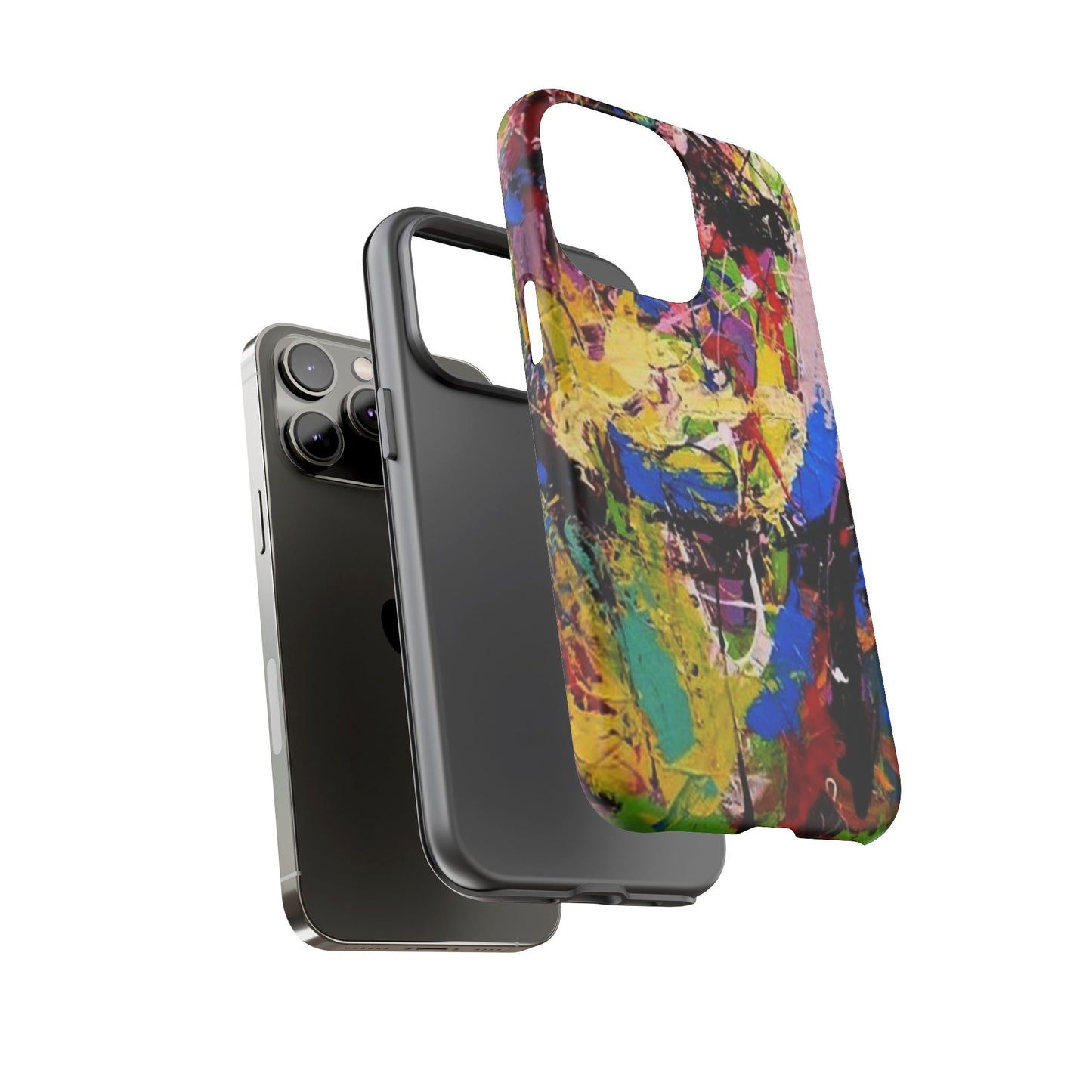Vibrant Abstract Phone Case - Tough Cases for Bold Individuals