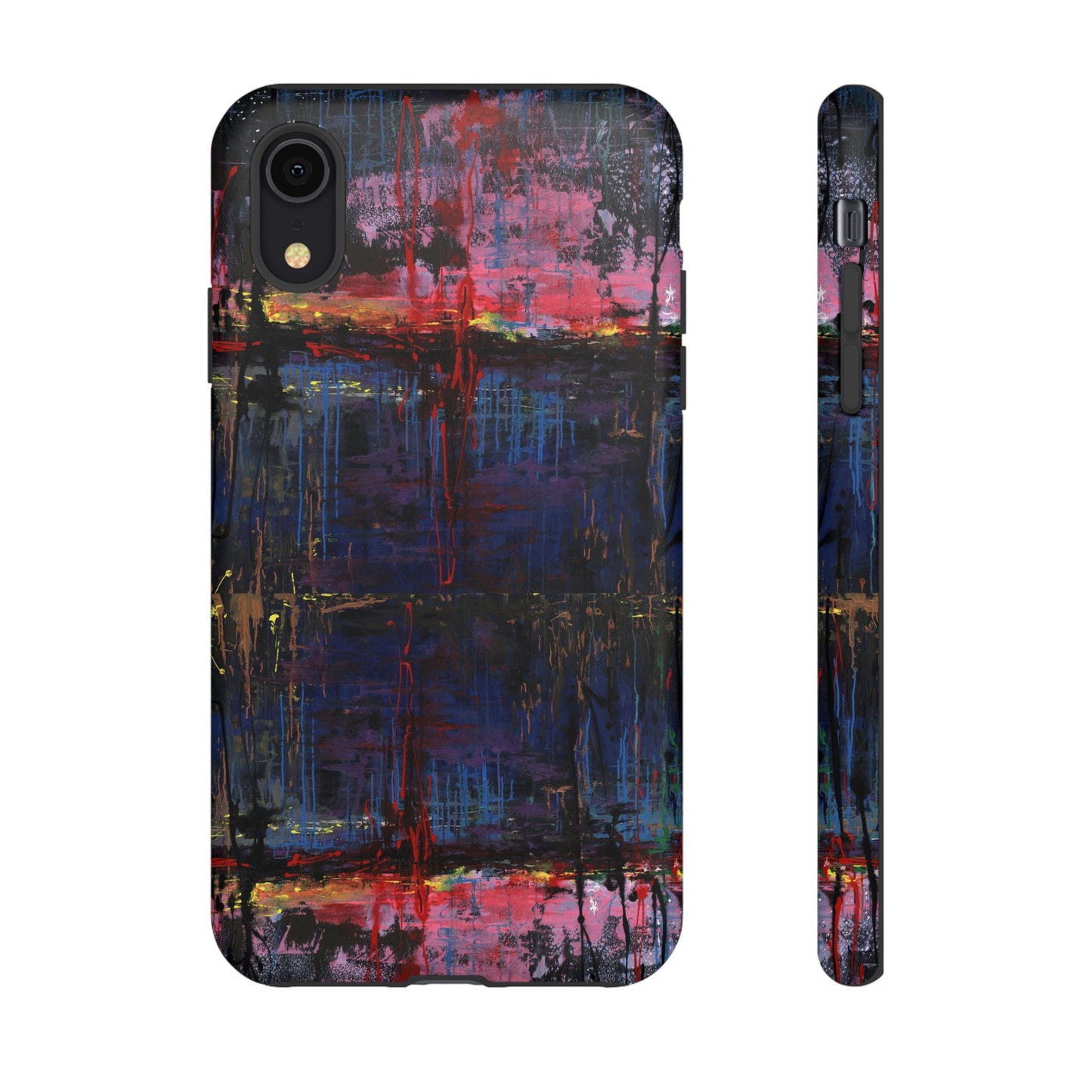 Artistic Tough Cases - Colorful Abstract Phone Case for Creative Souls- Illumination Image
