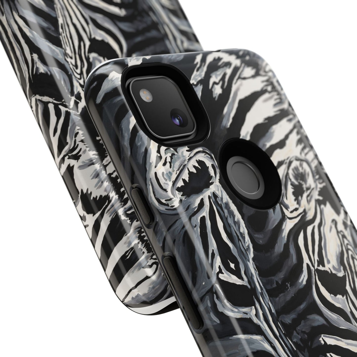Artistic Zebra Print Phone Case -Tough Cases- Baby Zebras Image