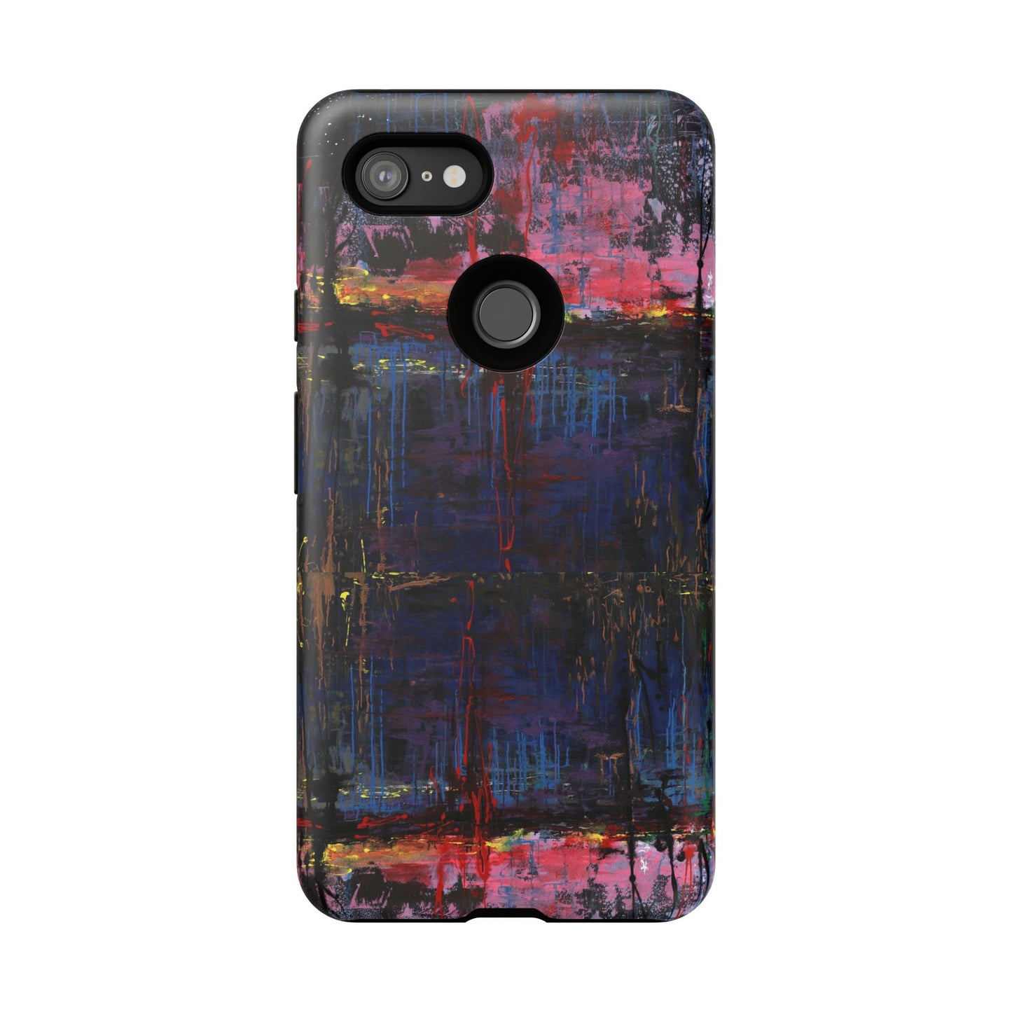 Artistic Tough Cases - Colorful Abstract Phone Case for Creative Souls- Illumination Image