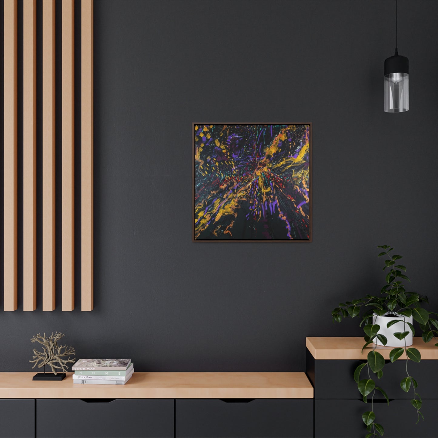 Brilliance of Spring - Framed Canvas Print