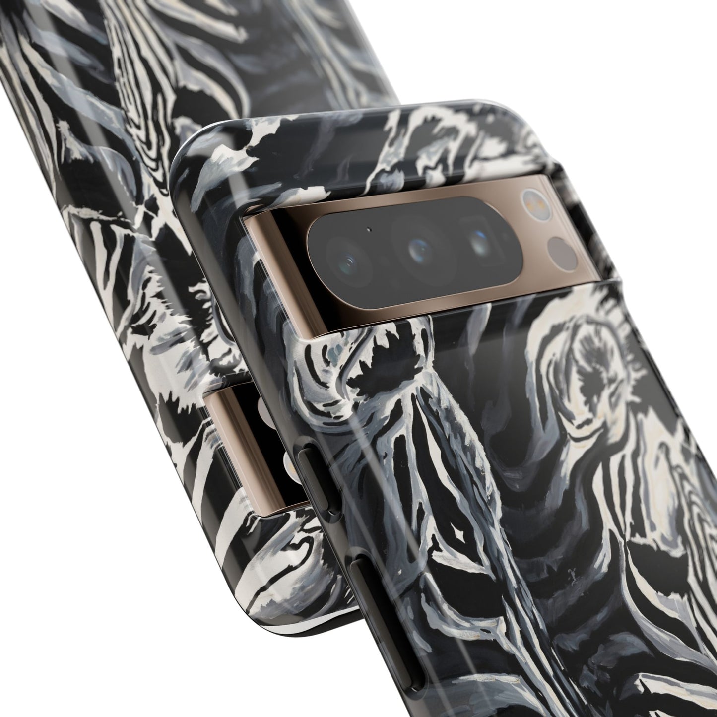 Artistic Zebra Print Phone Case -Tough Cases- Baby Zebras Image