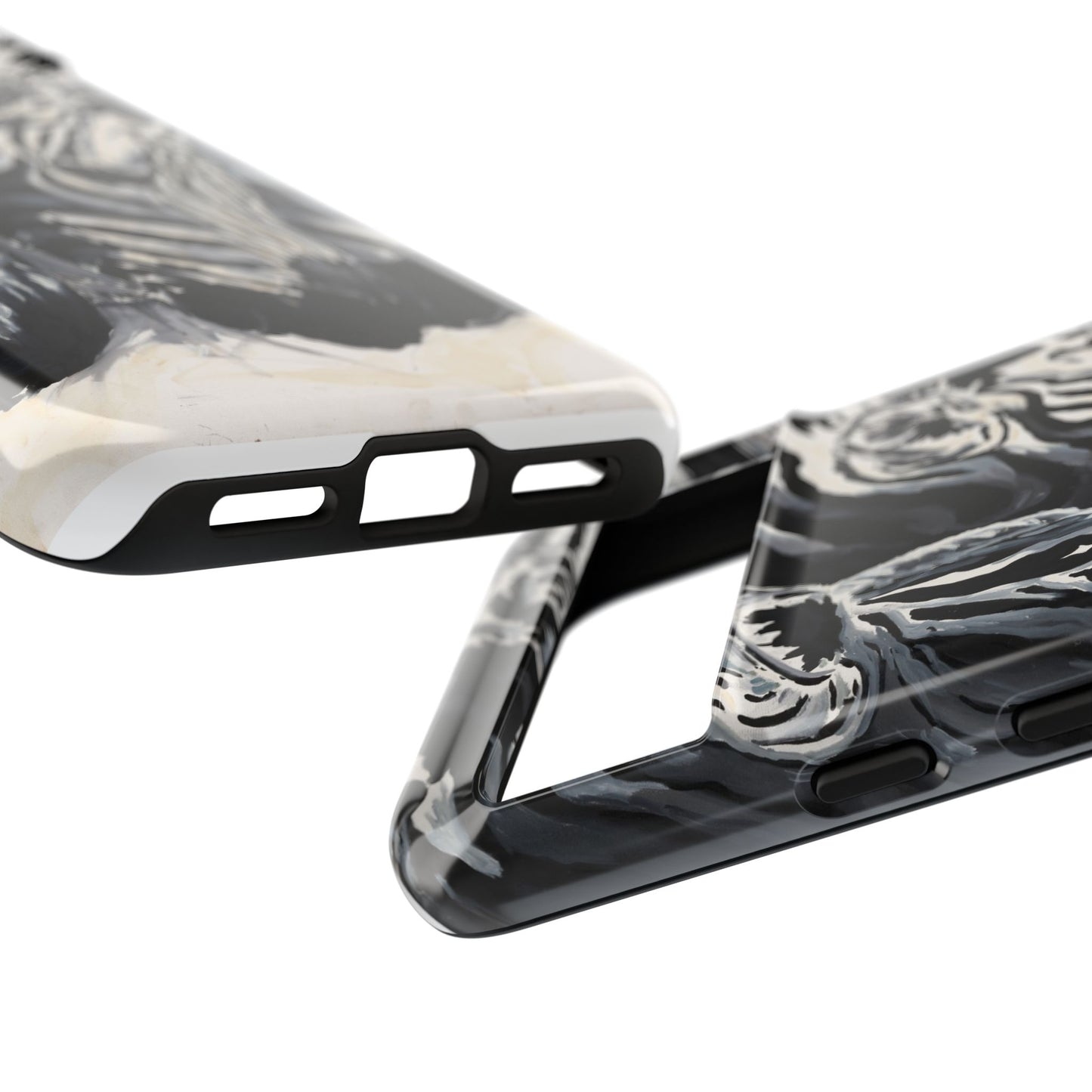 Artistic Zebra Print Phone Case -Tough Cases- Baby Zebras Image