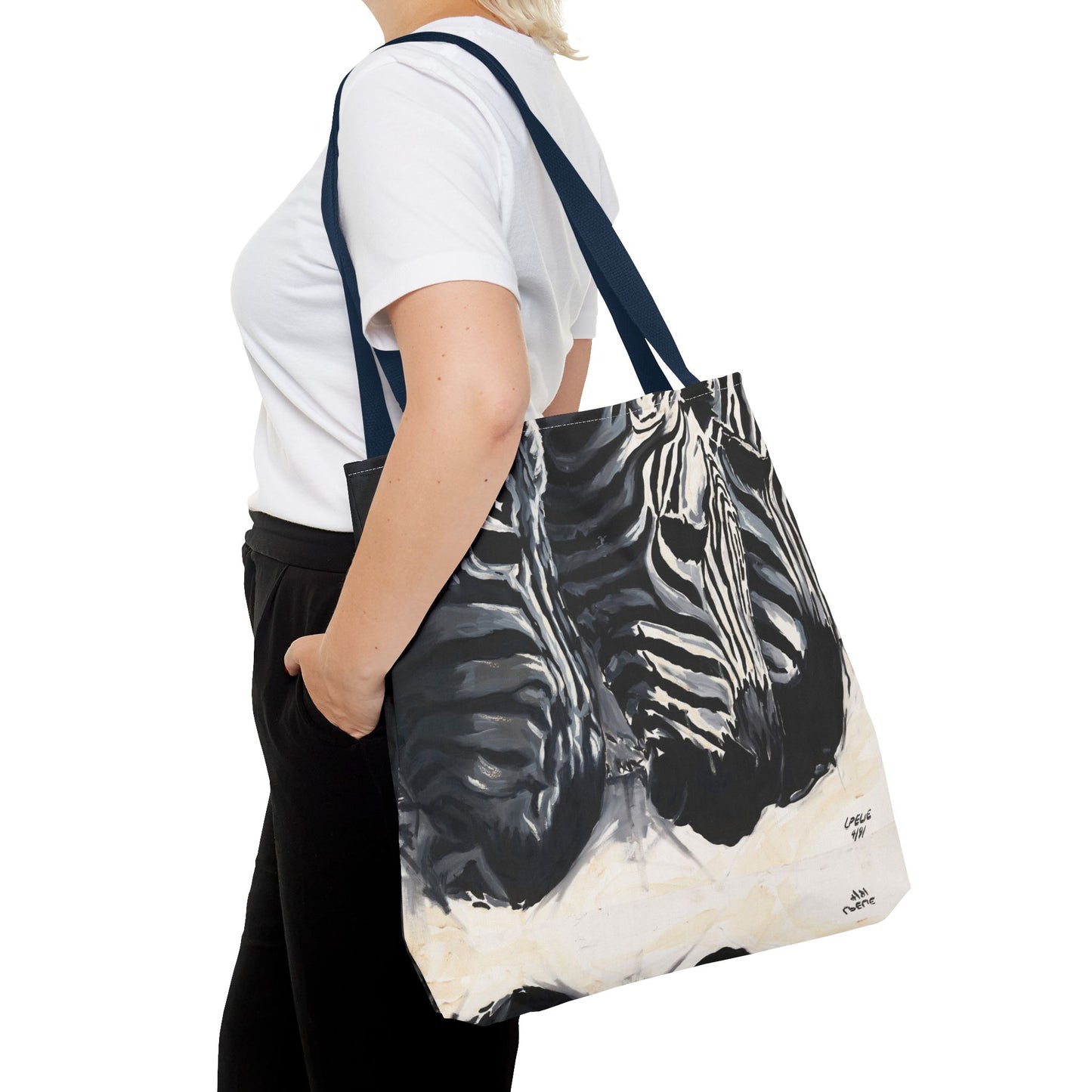 The Baby Zebras Image- Tote Bag