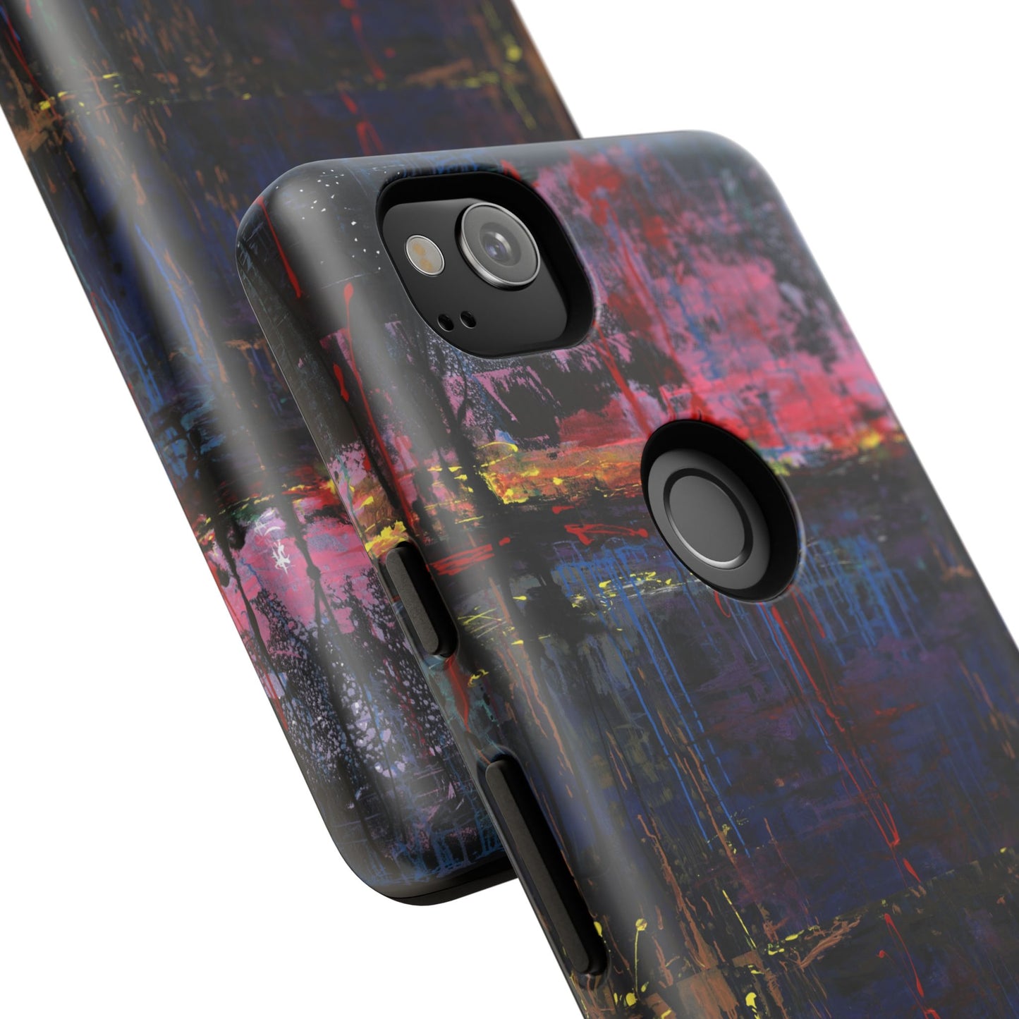 Artistic Tough Cases - Colorful Abstract Phone Case for Creative Souls- Illumination Image