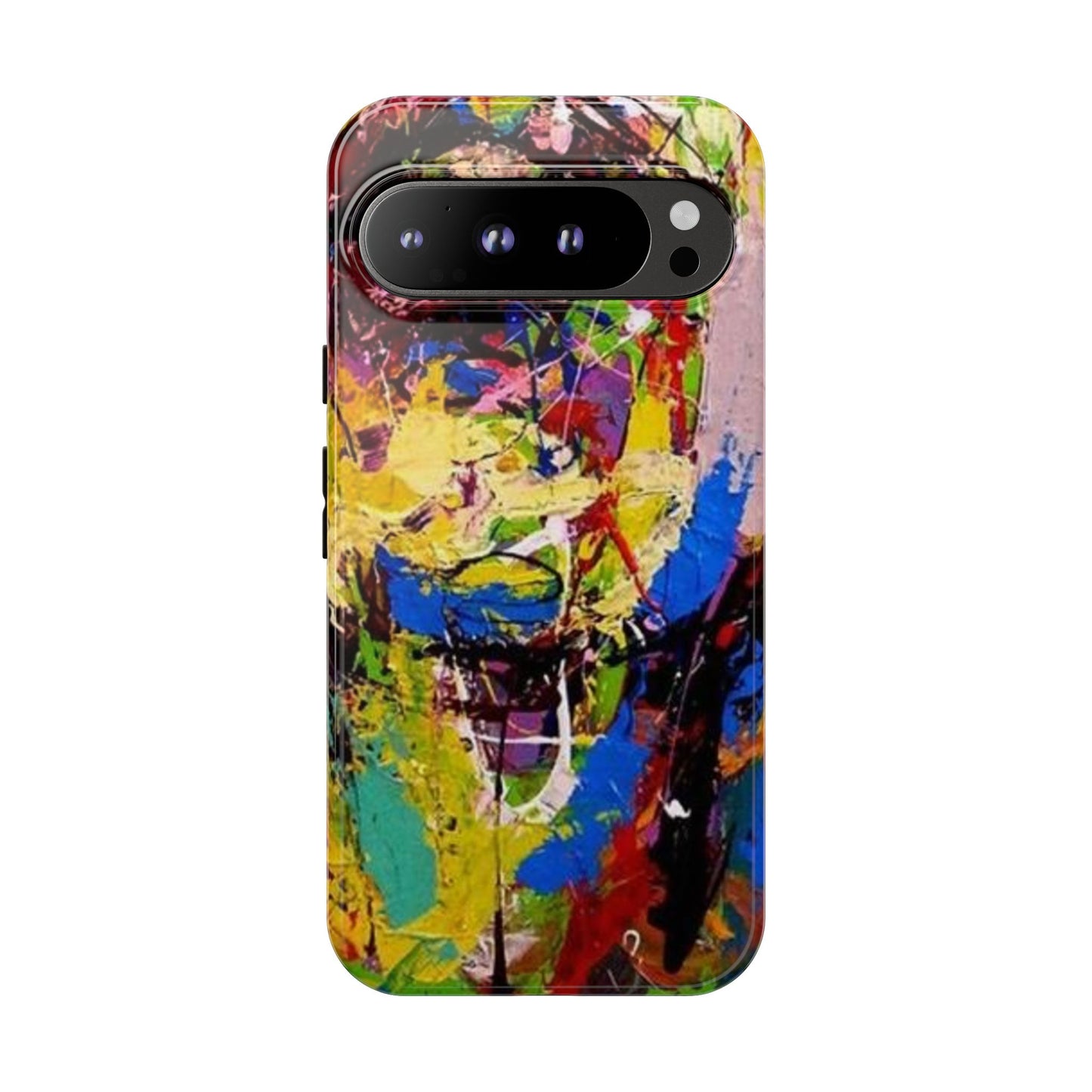 Vibrant Abstract Phone Case - Tough Cases for Bold Individuals