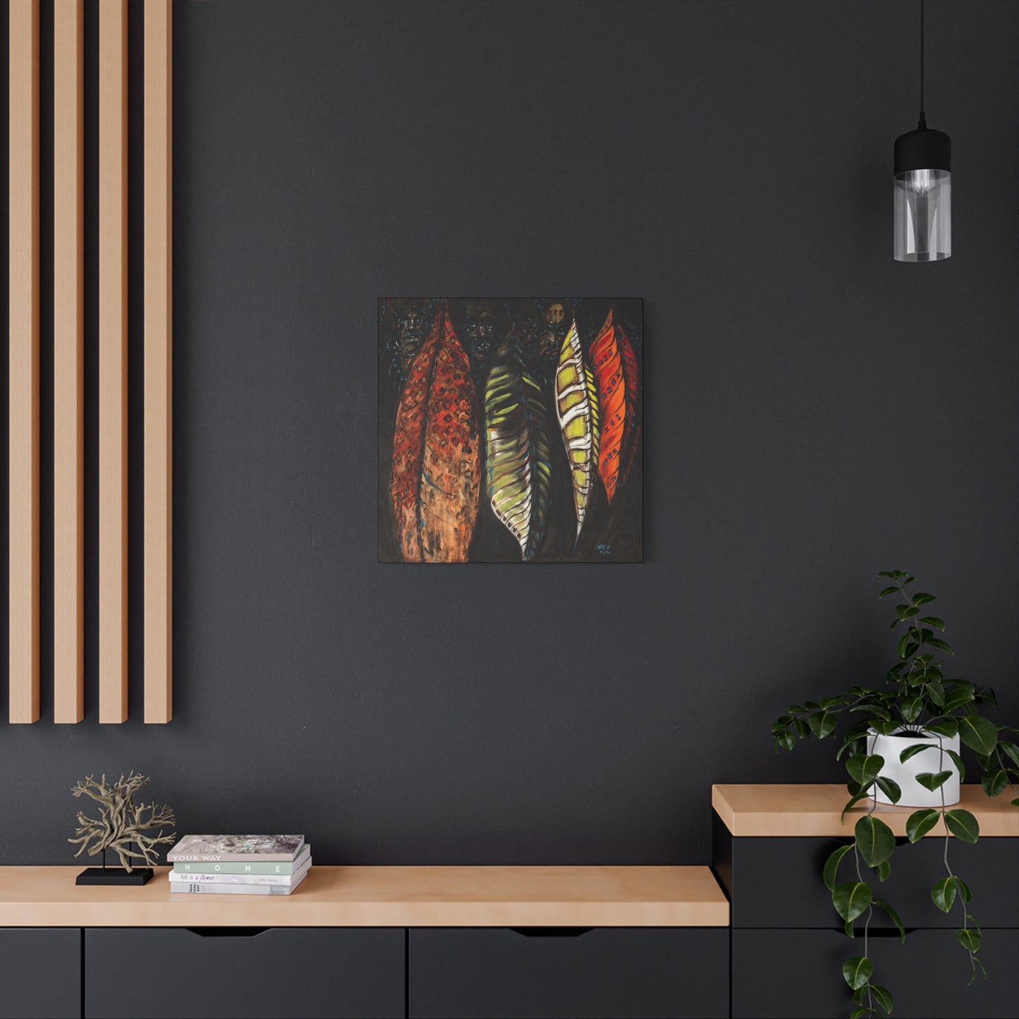 In The Shadows - Matte Canvas Print