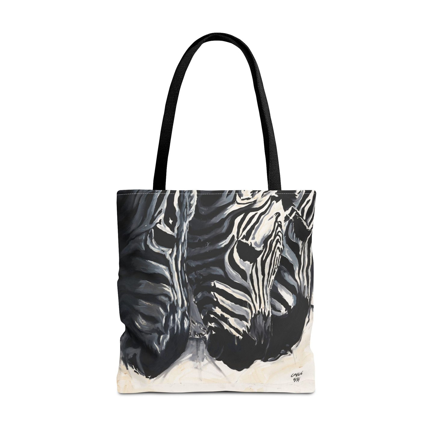 The Baby Zebras Image- Tote Bag