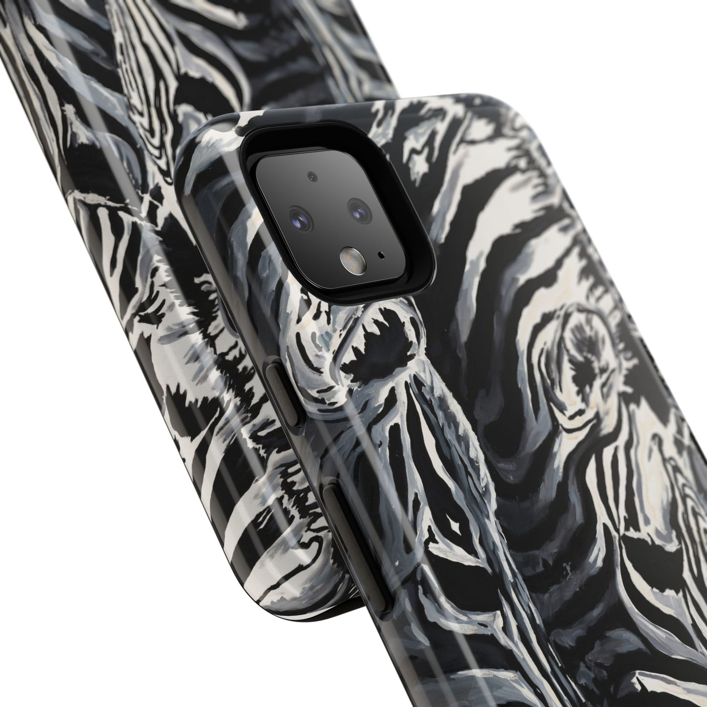 Artistic Zebra Print Phone Case -Tough Cases- Baby Zebras Image