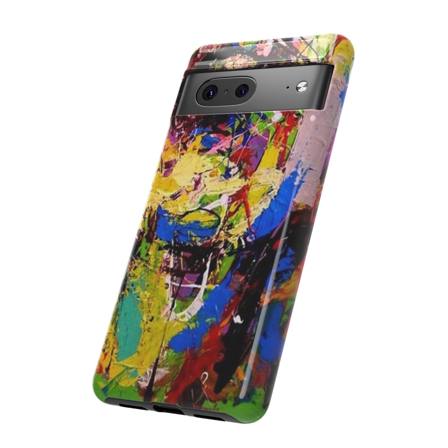 Vibrant Abstract Phone Case - Tough Cases for Bold Individuals