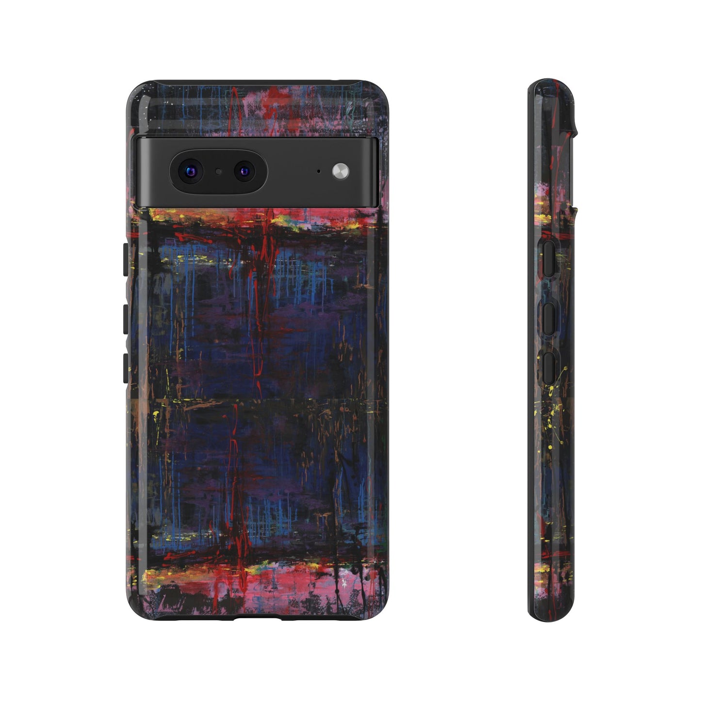 Artistic Tough Cases - Colorful Abstract Phone Case for Creative Souls- Illumination Image