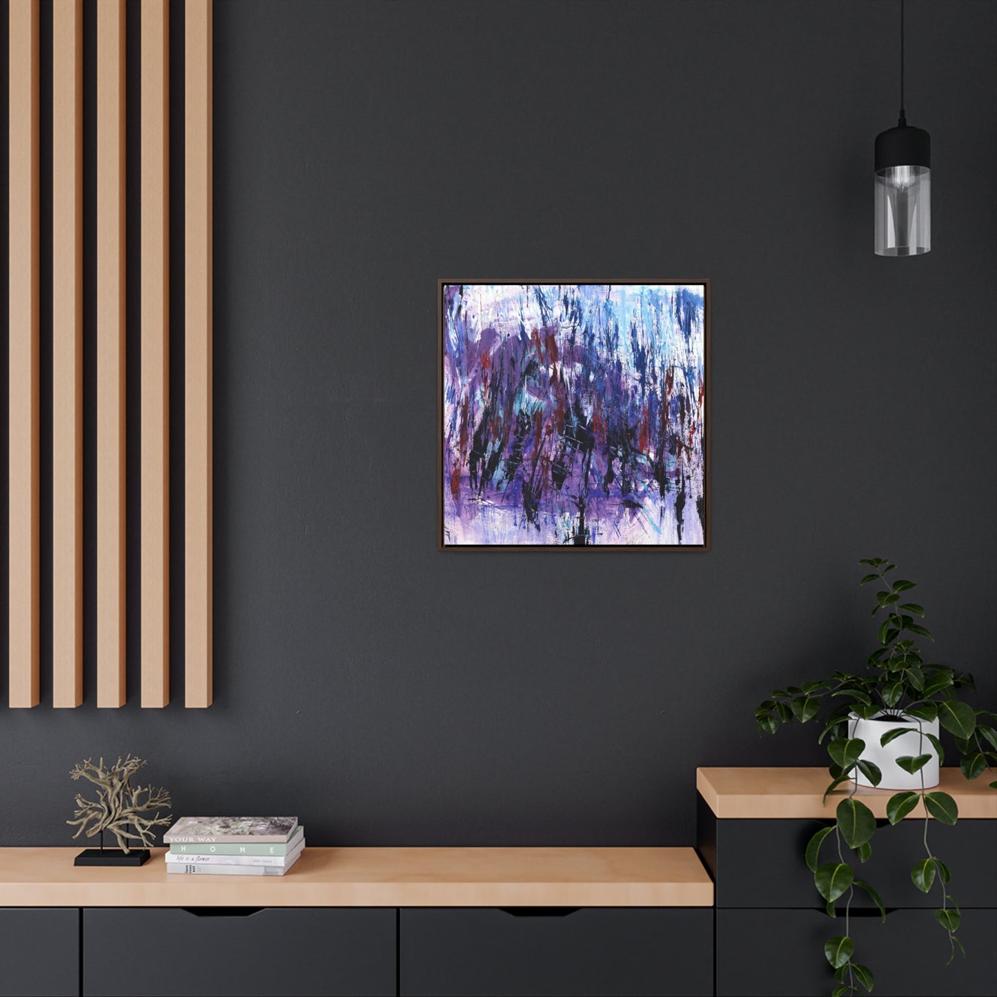 White Spring - Framed Canvas Print