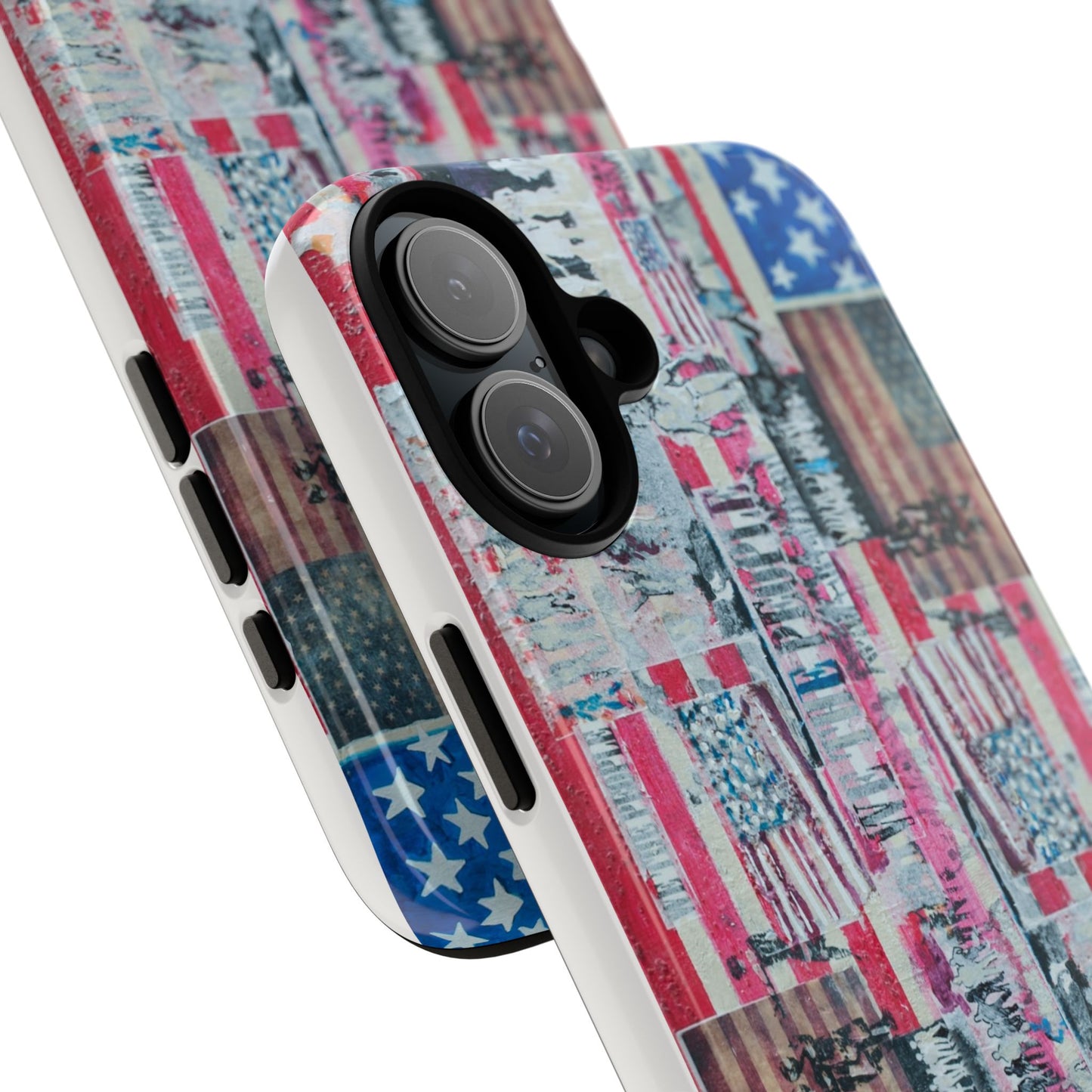 Patriotic Phone Case -We The People Image - Tough Cases with American Flag Design